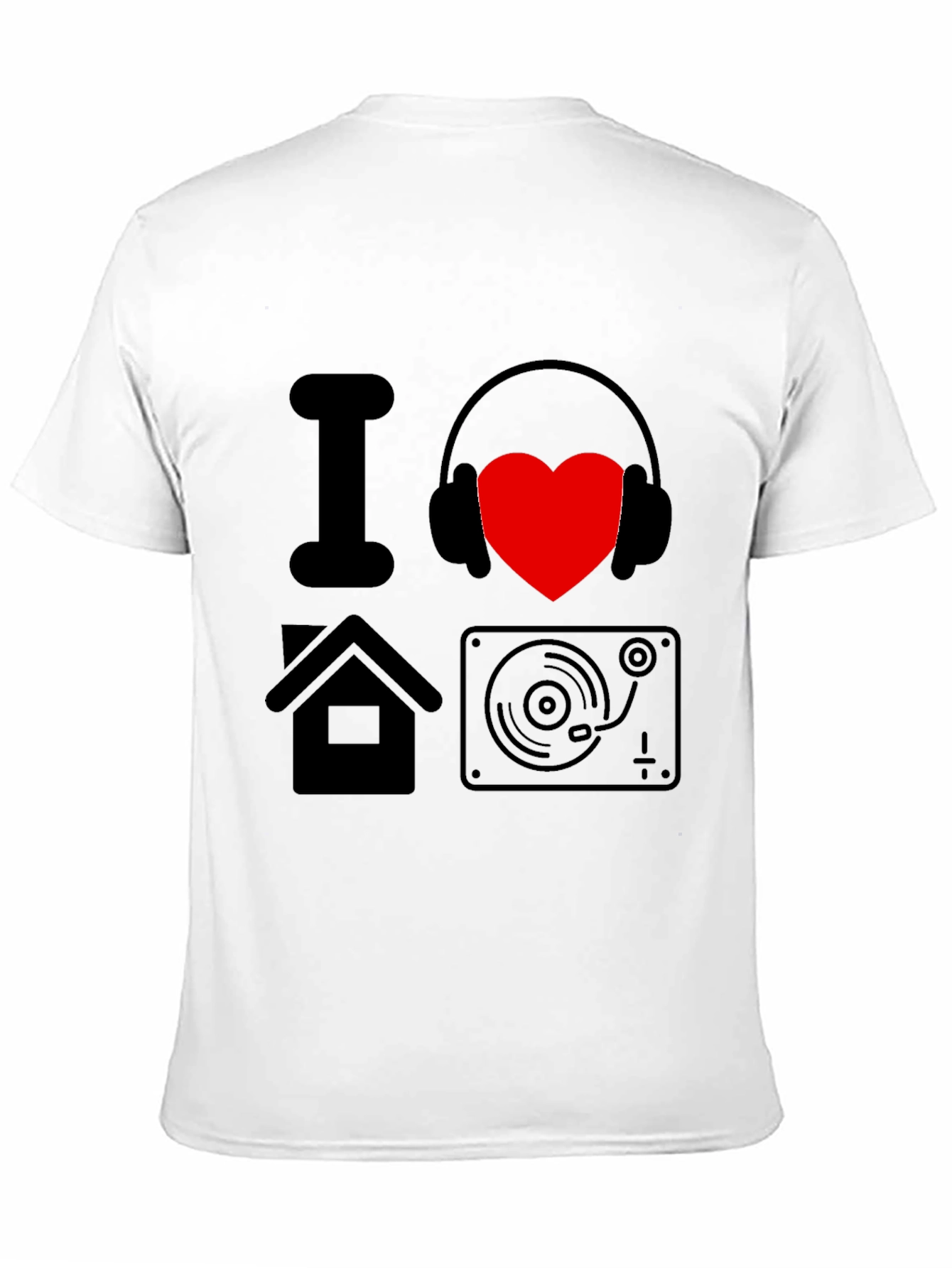 I Love House Music DJ T-Shirt
