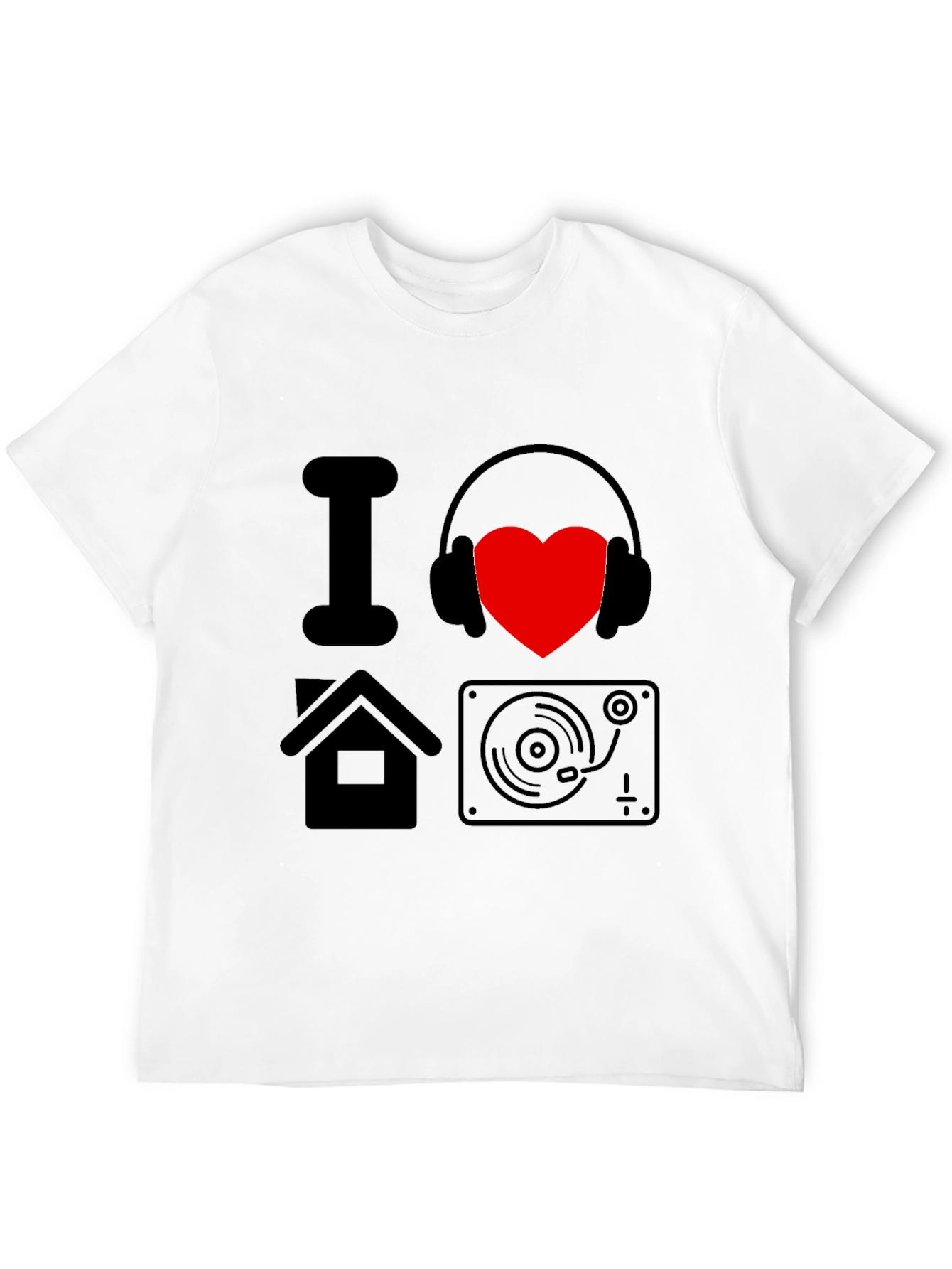 I Love House Music DJ T-Shirt