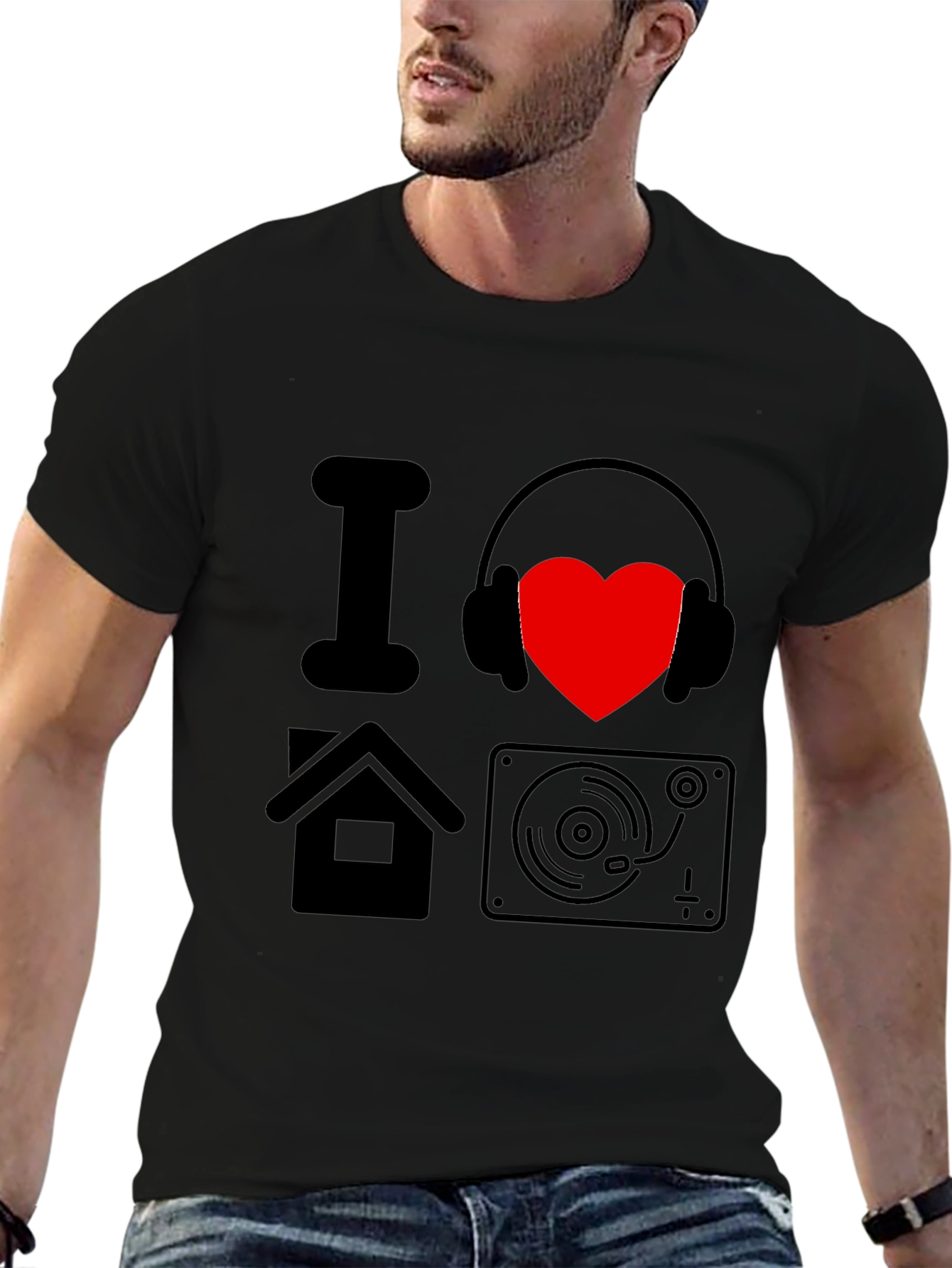 I Love House Music DJ T-Shirt