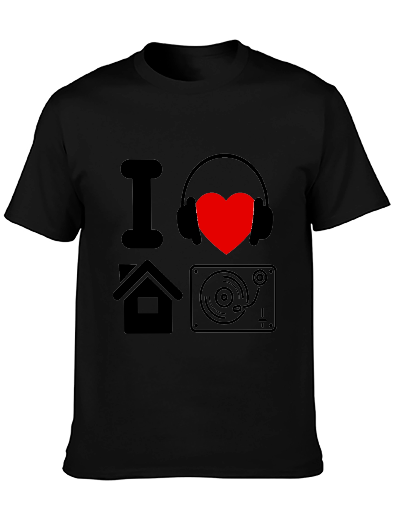 I Love House Music DJ T-Shirt