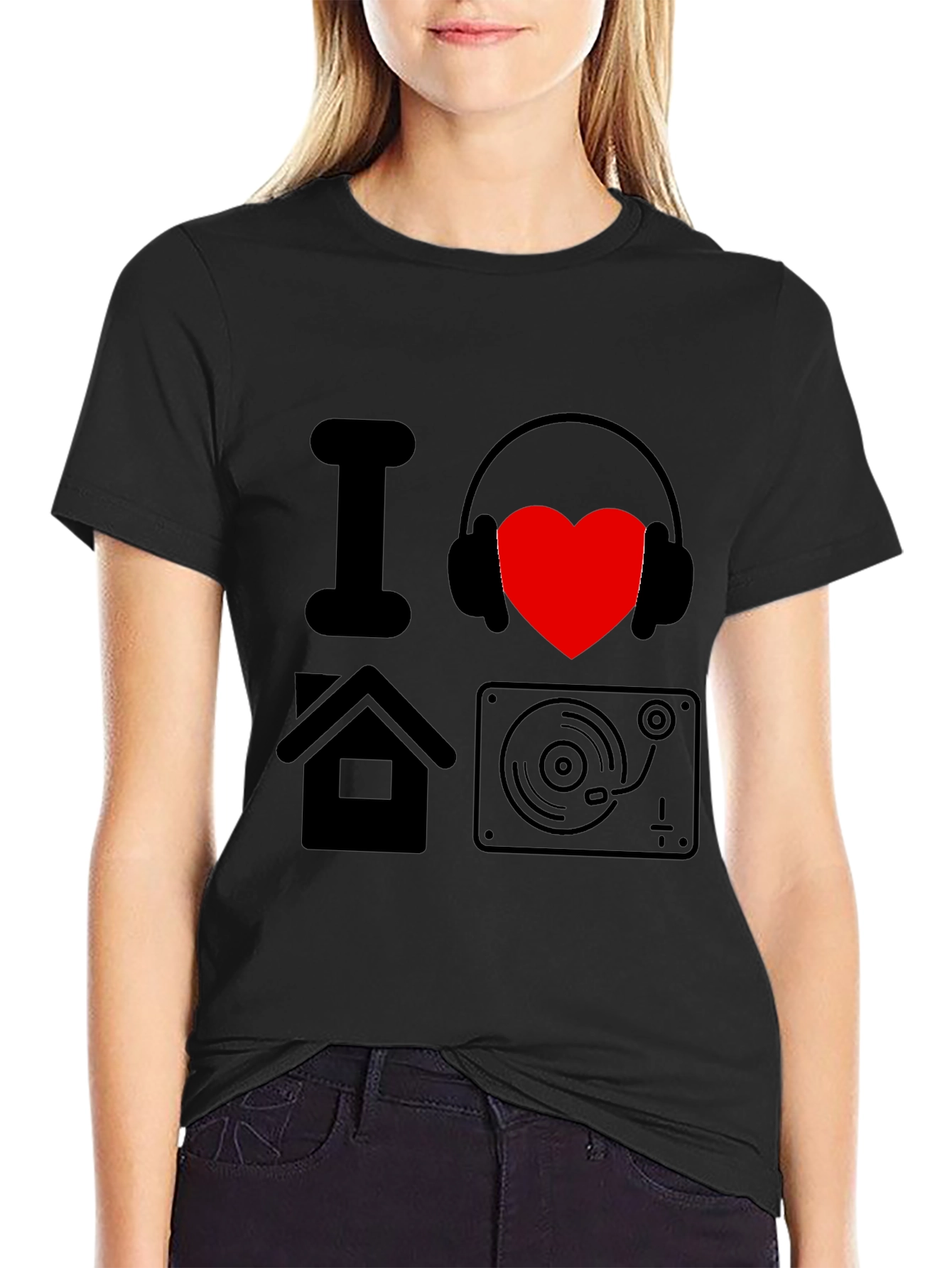 I Love House Music DJ T-Shirt