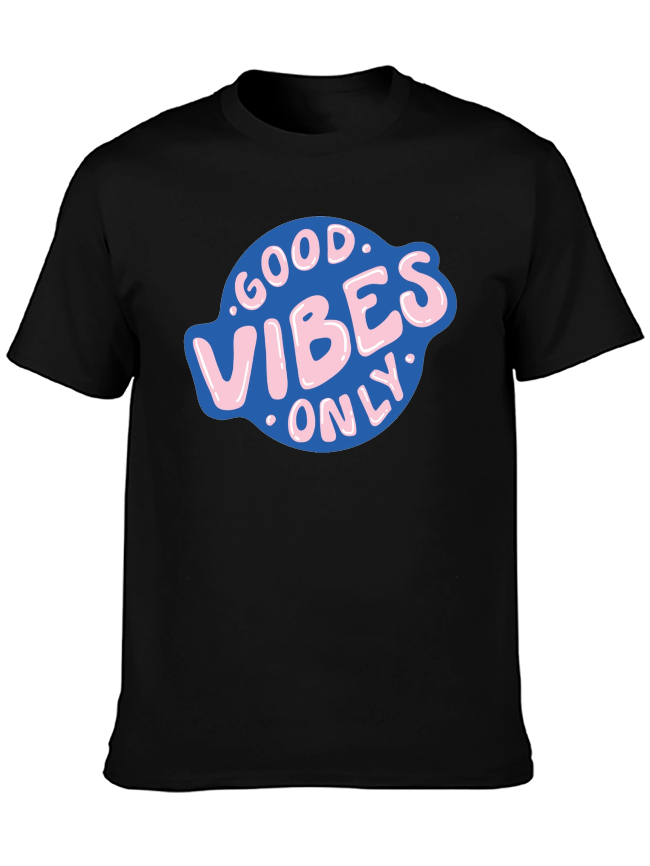 Good Vibes Only Black Graphic Tee
