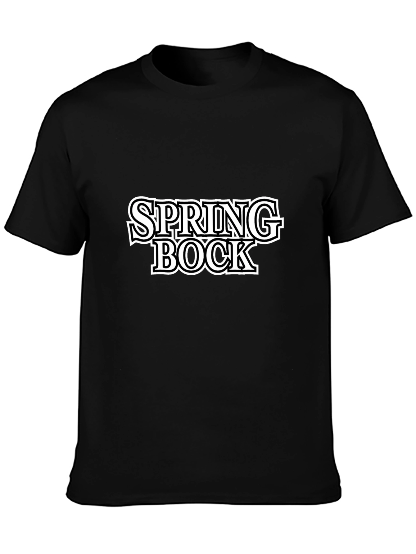 Spring Bock Graphic Black T-Shirt