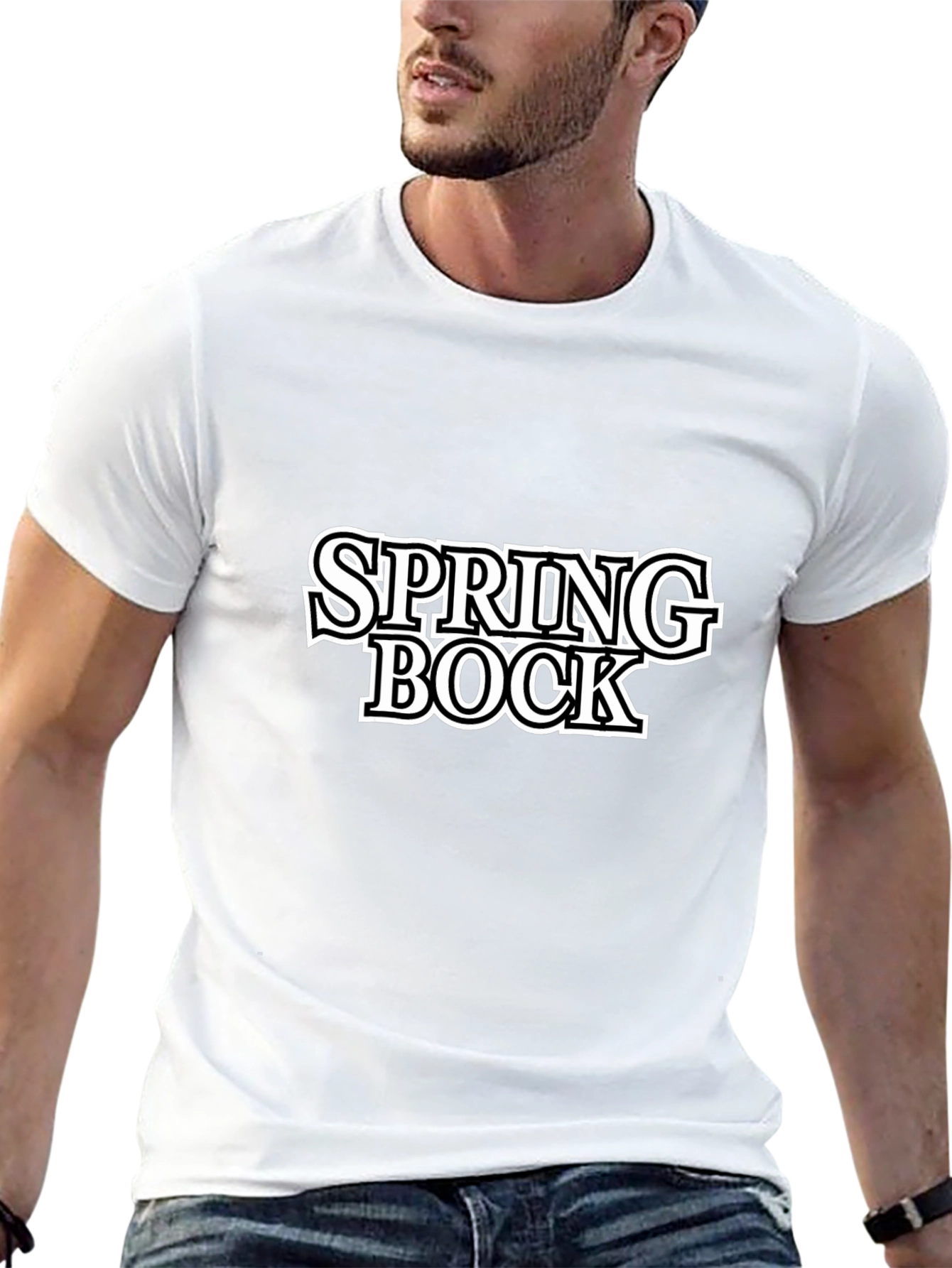 Spring Bock Graphic Black T-Shirt