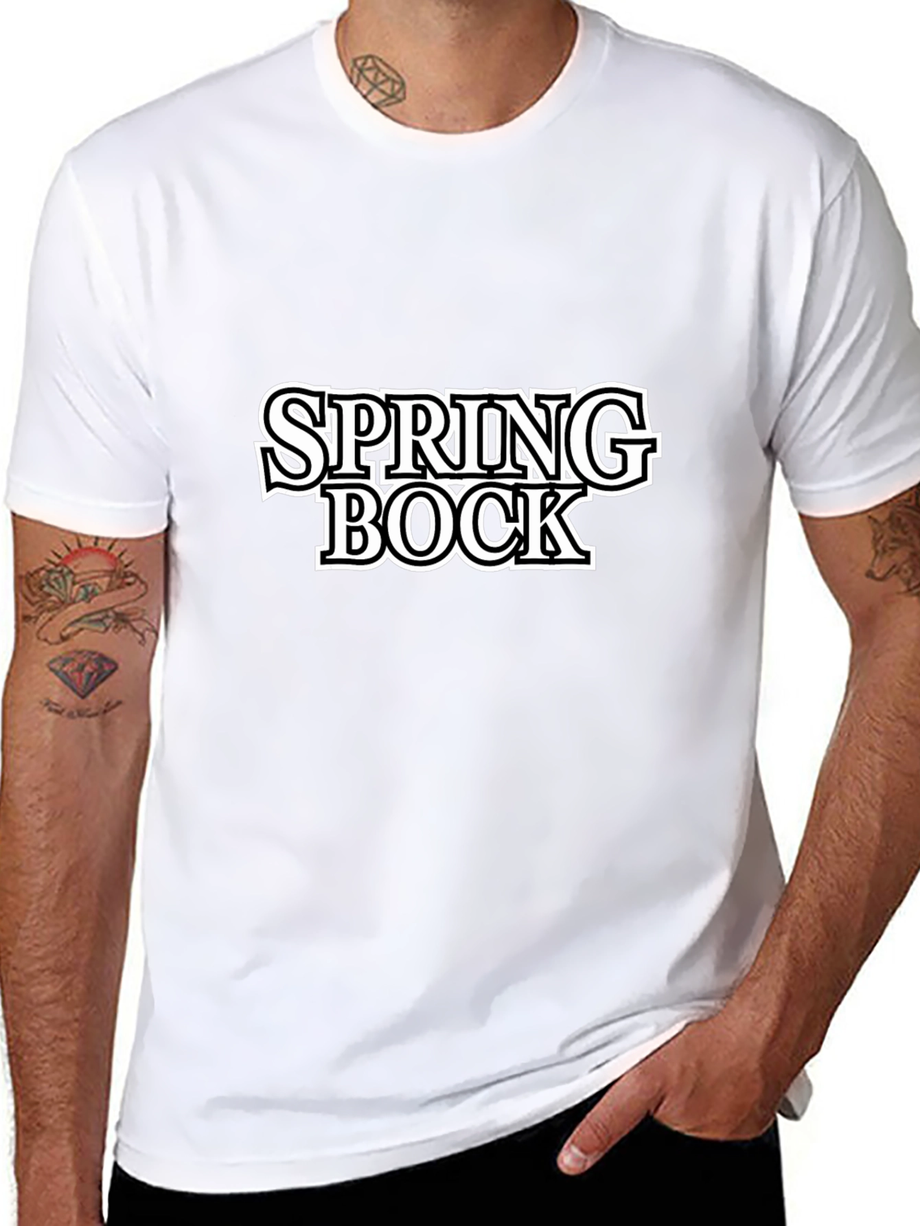 Spring Bock Graphic Black T-Shirt