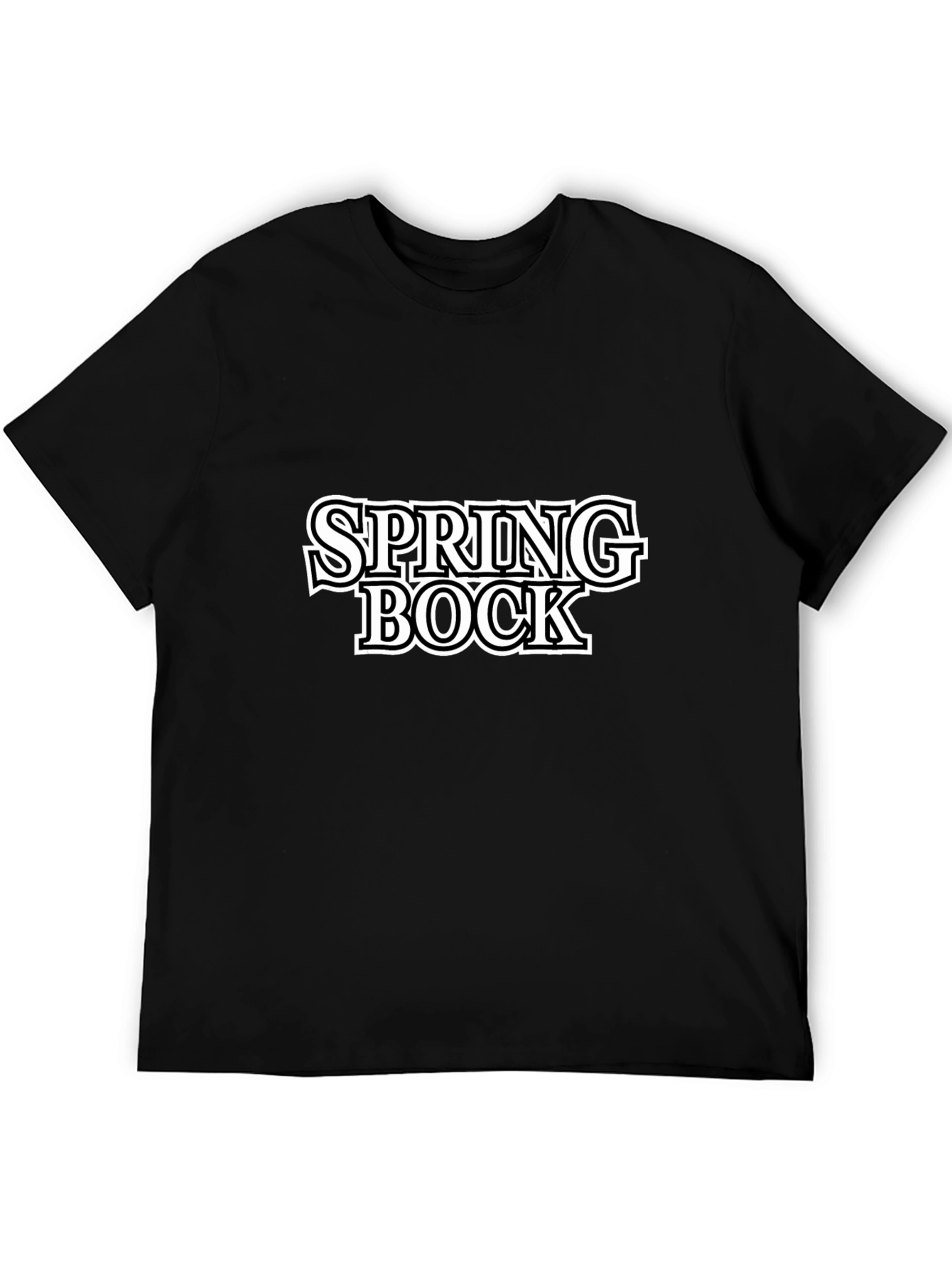 Spring Bock Graphic Black T-Shirt