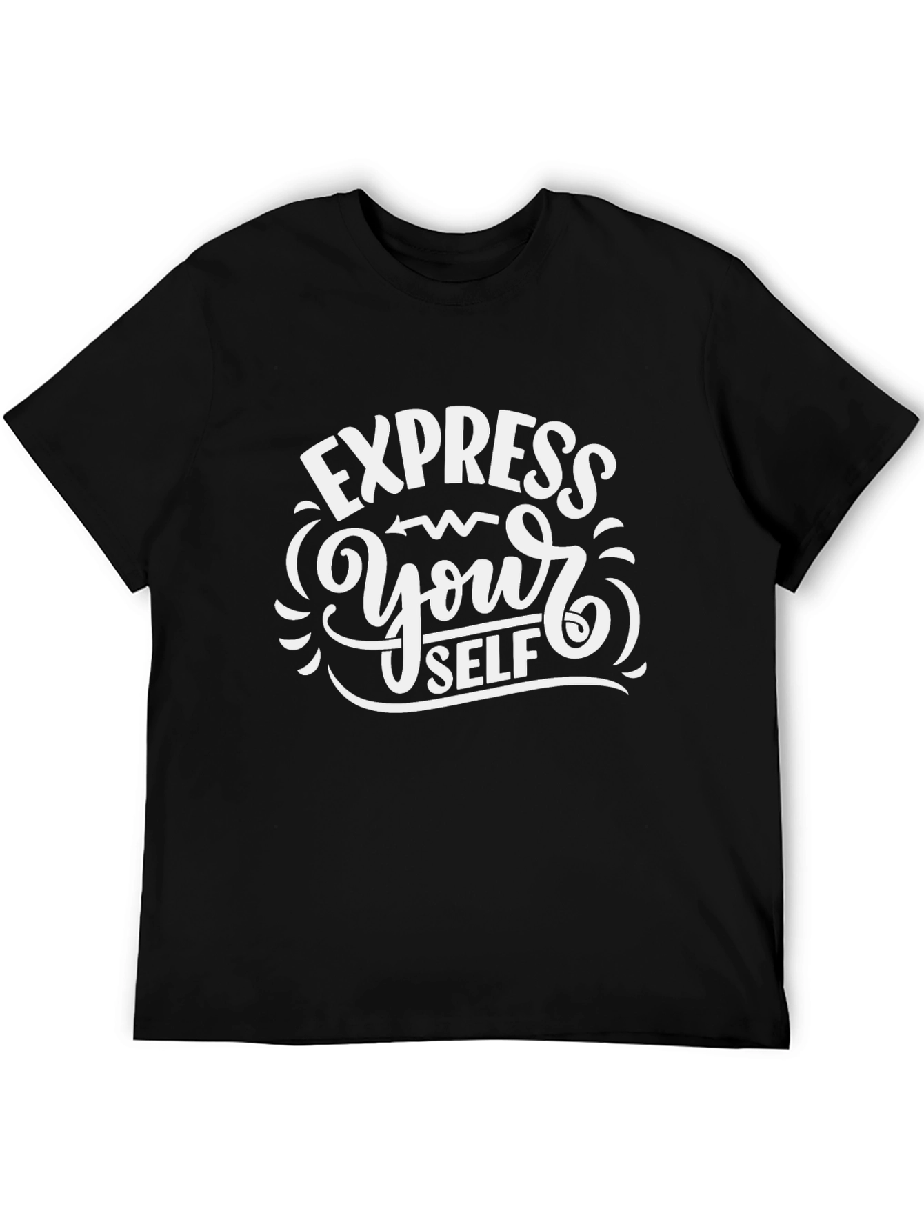 Express Yourself Black Tee
