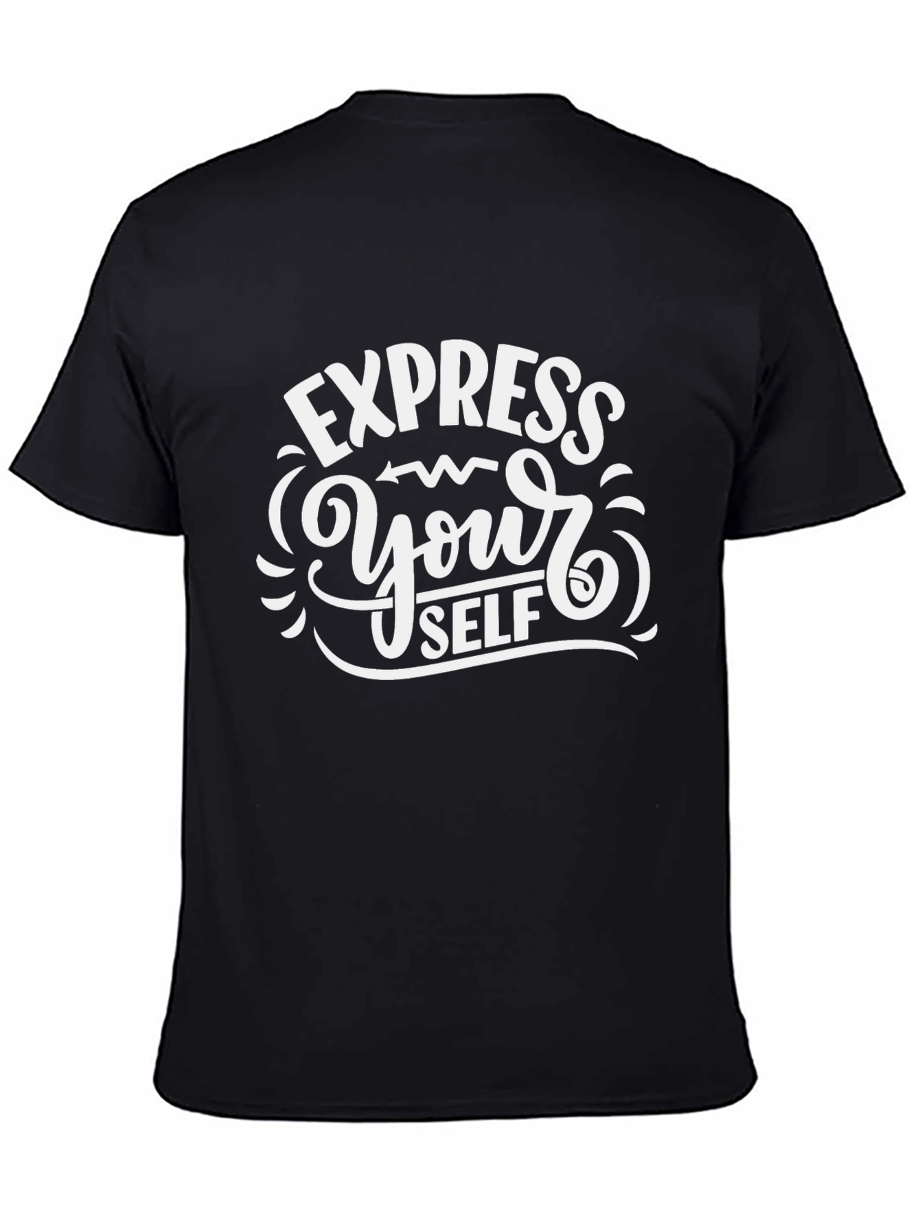 Express Yourself Black Tee