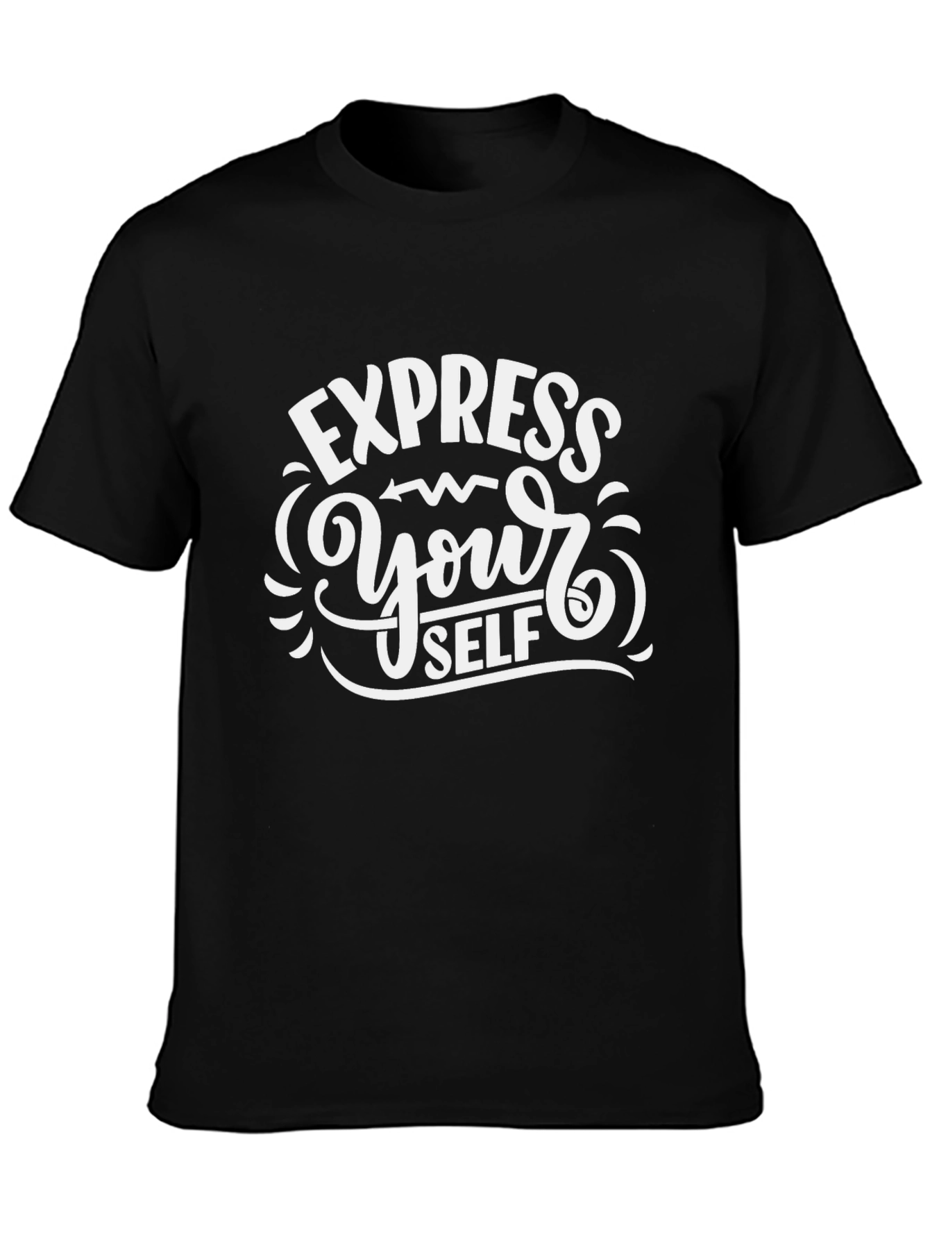 Express Yourself Black Tee