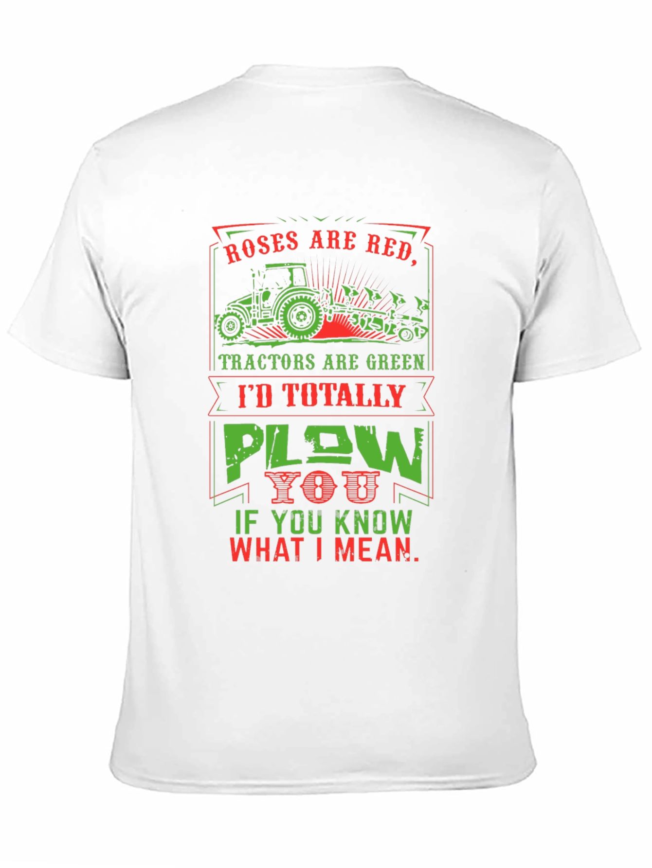 Roses Are Red Tractor T-Shirt