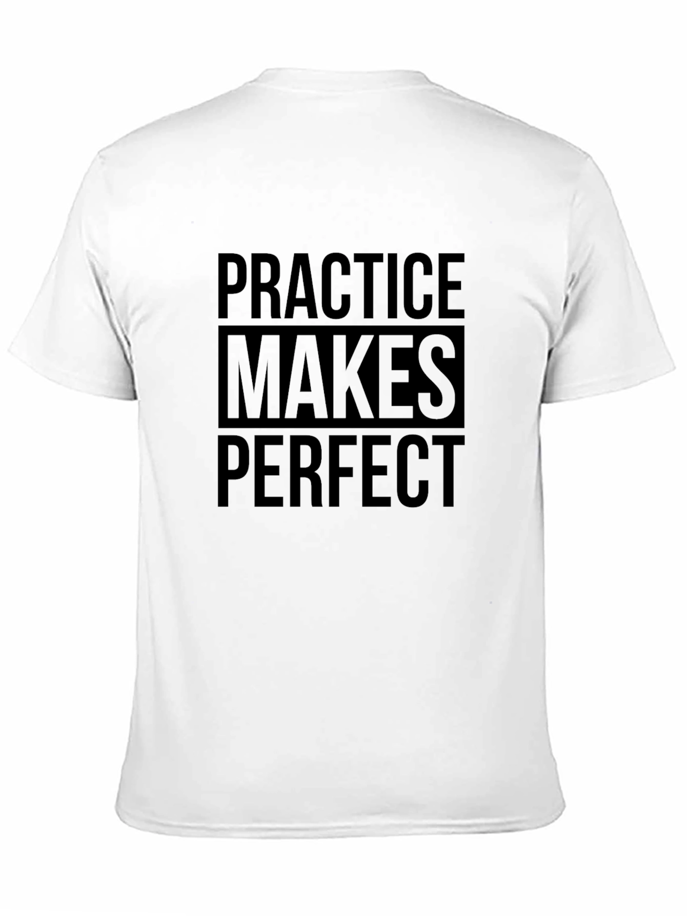 Practice Makes Perfect Graphic T-Shirt - Black