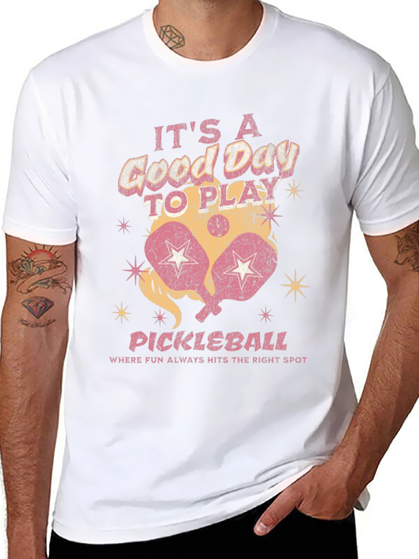 Pickleball Good Day Play Graphic Tee