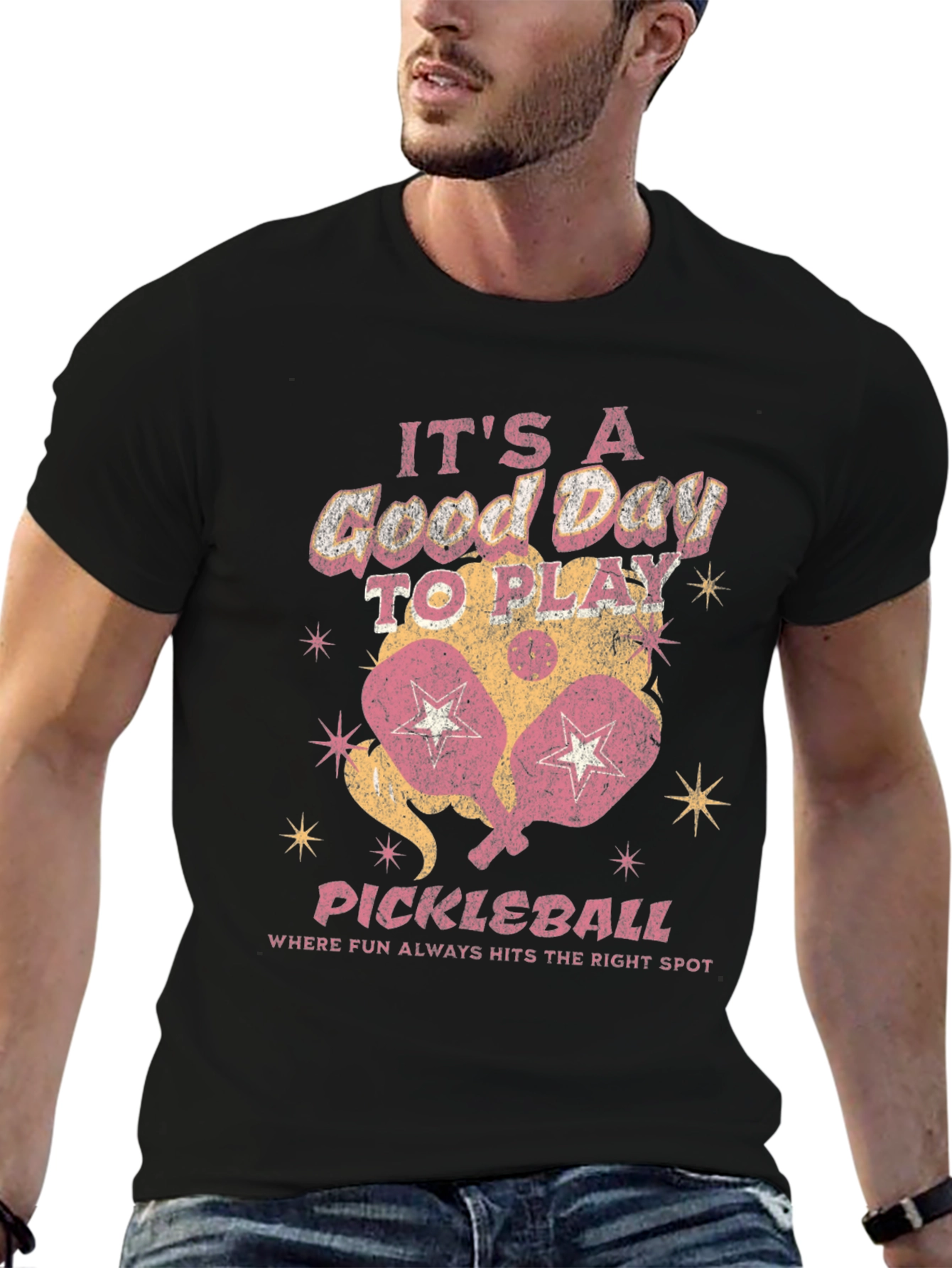 Pickleball Good Day Play Graphic Tee