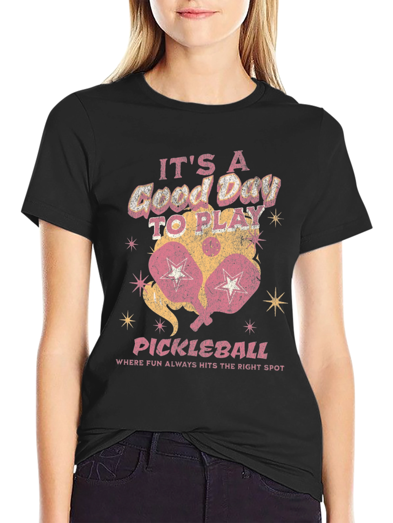 Pickleball Good Day Play Graphic Tee