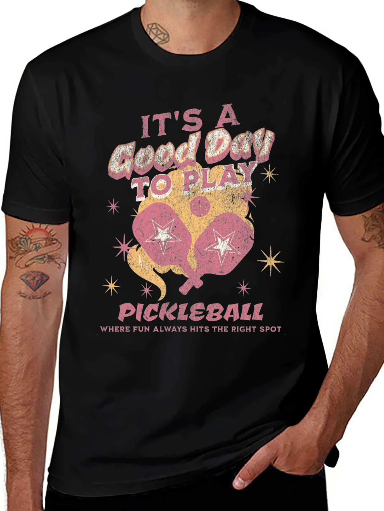 Pickleball Good Day Play Graphic Tee