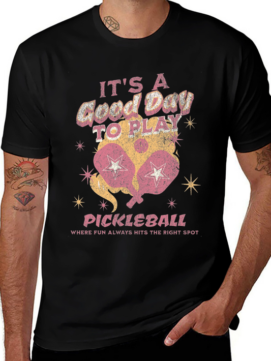 Pickleball Good Day Play Graphic Tee