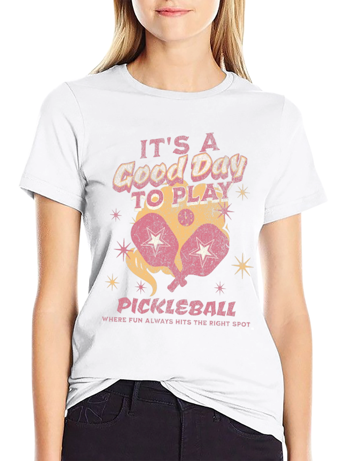 Pickleball Good Day Play Graphic Tee