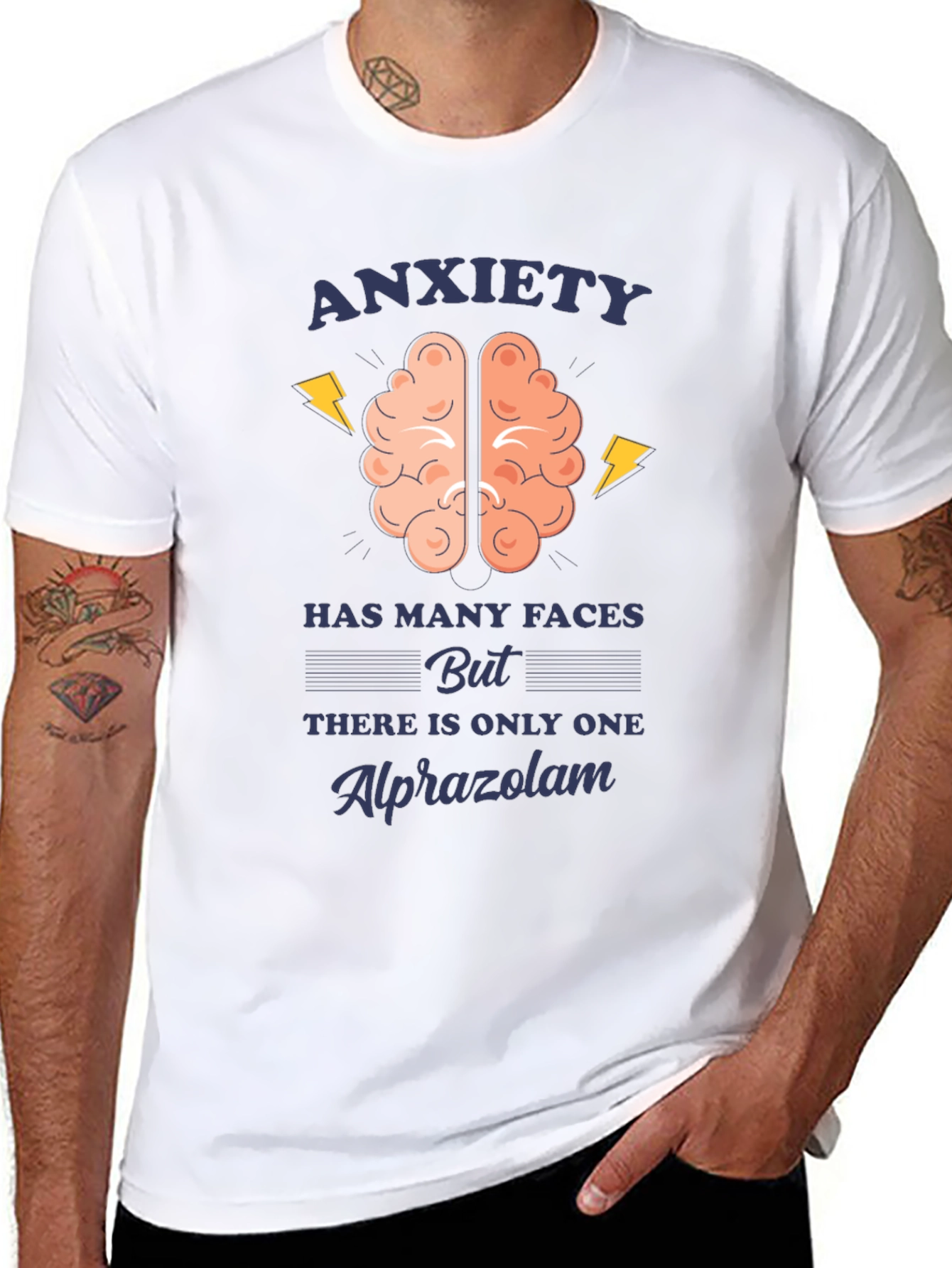 Anxiety Alprazolam Graphic T-Shirt