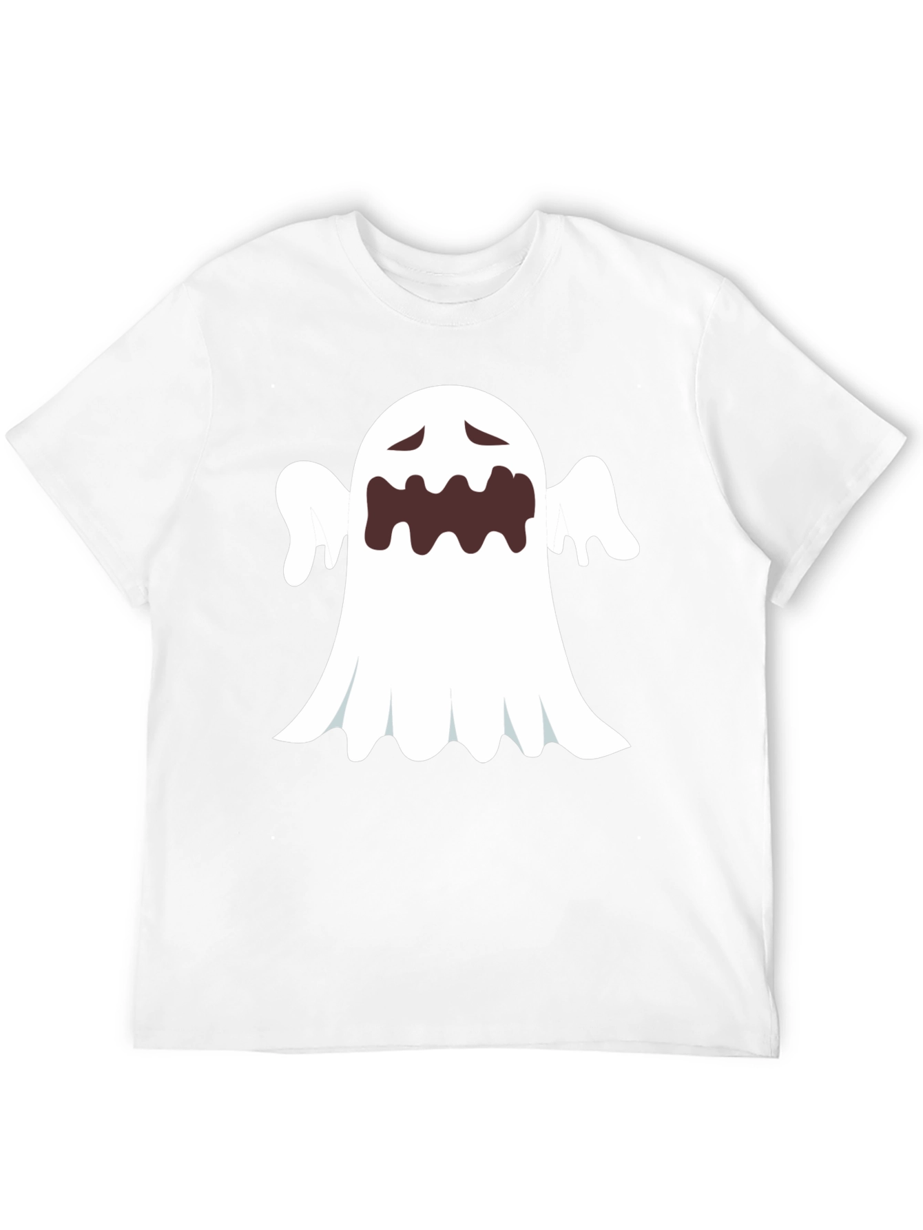 Ghost Graphic Black T-Shirt - Halloween Costume