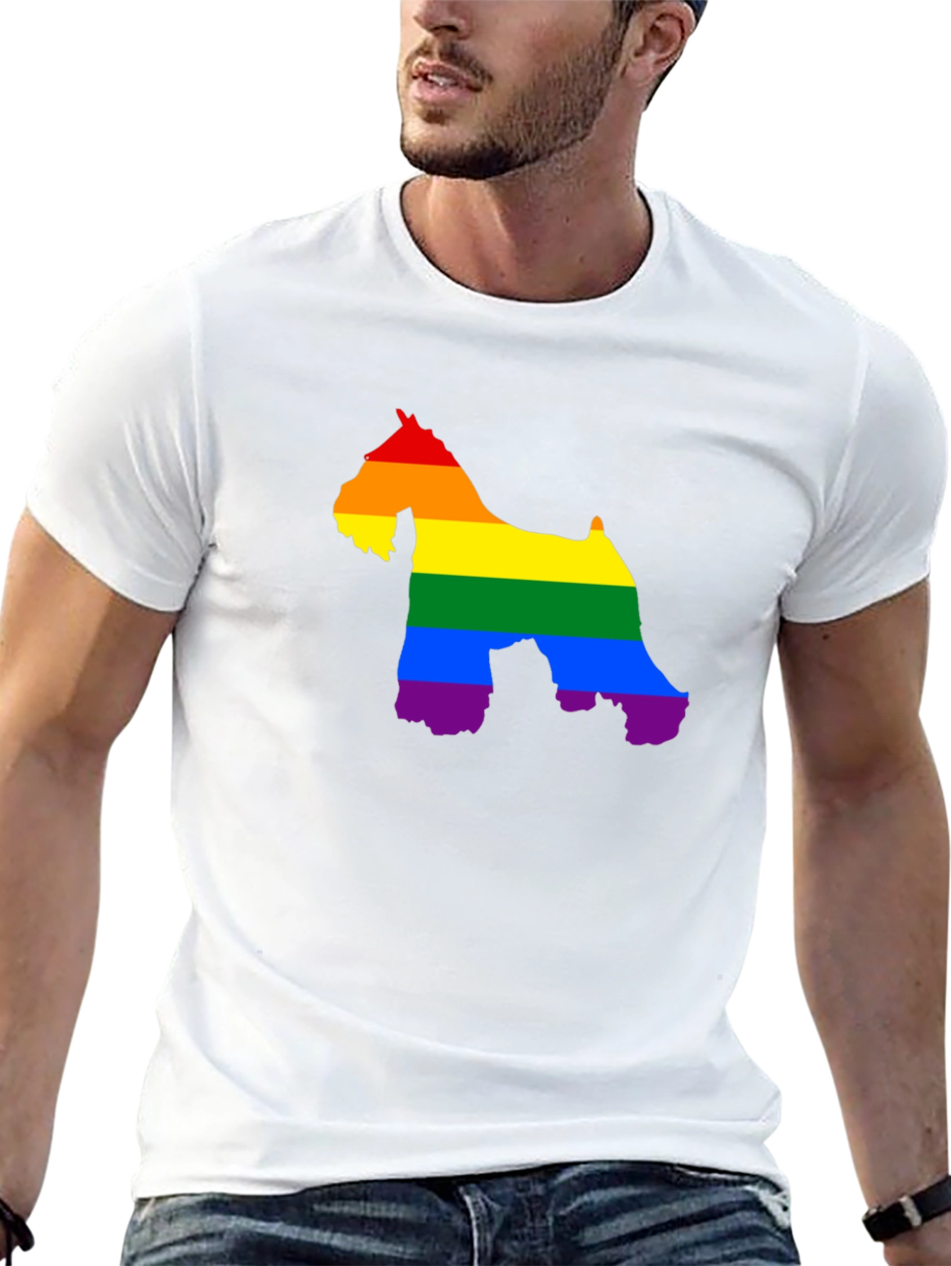 Pride Schnauzer Graphic Tee