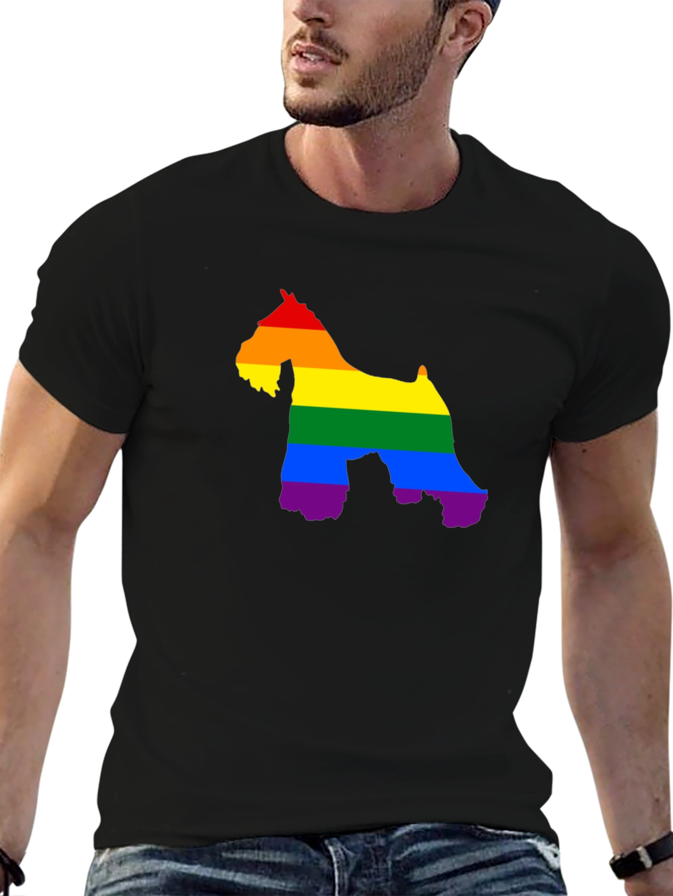 Pride Schnauzer Graphic Tee