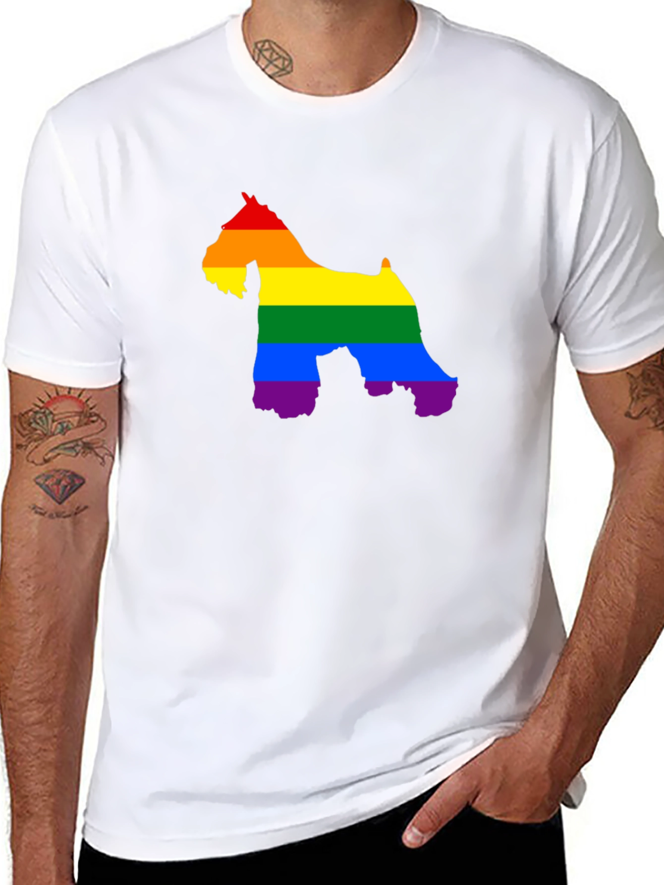 Pride Schnauzer Graphic Tee