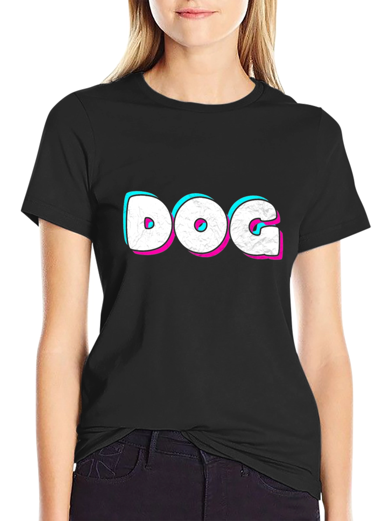 DOG Graphic Tee - Cool Casual Black T-Shirt