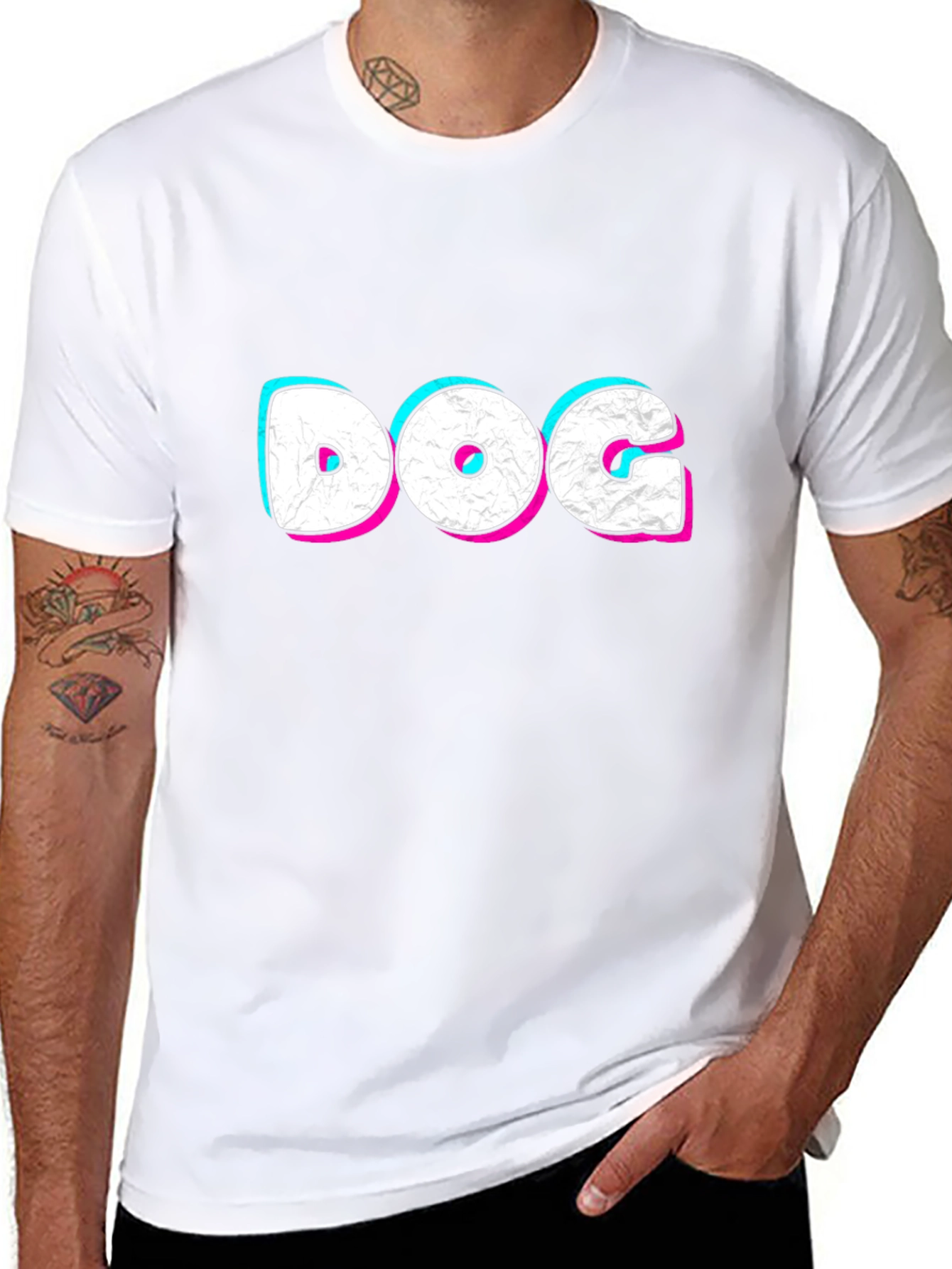 DOG Graphic Tee - Cool Casual Black T-Shirt