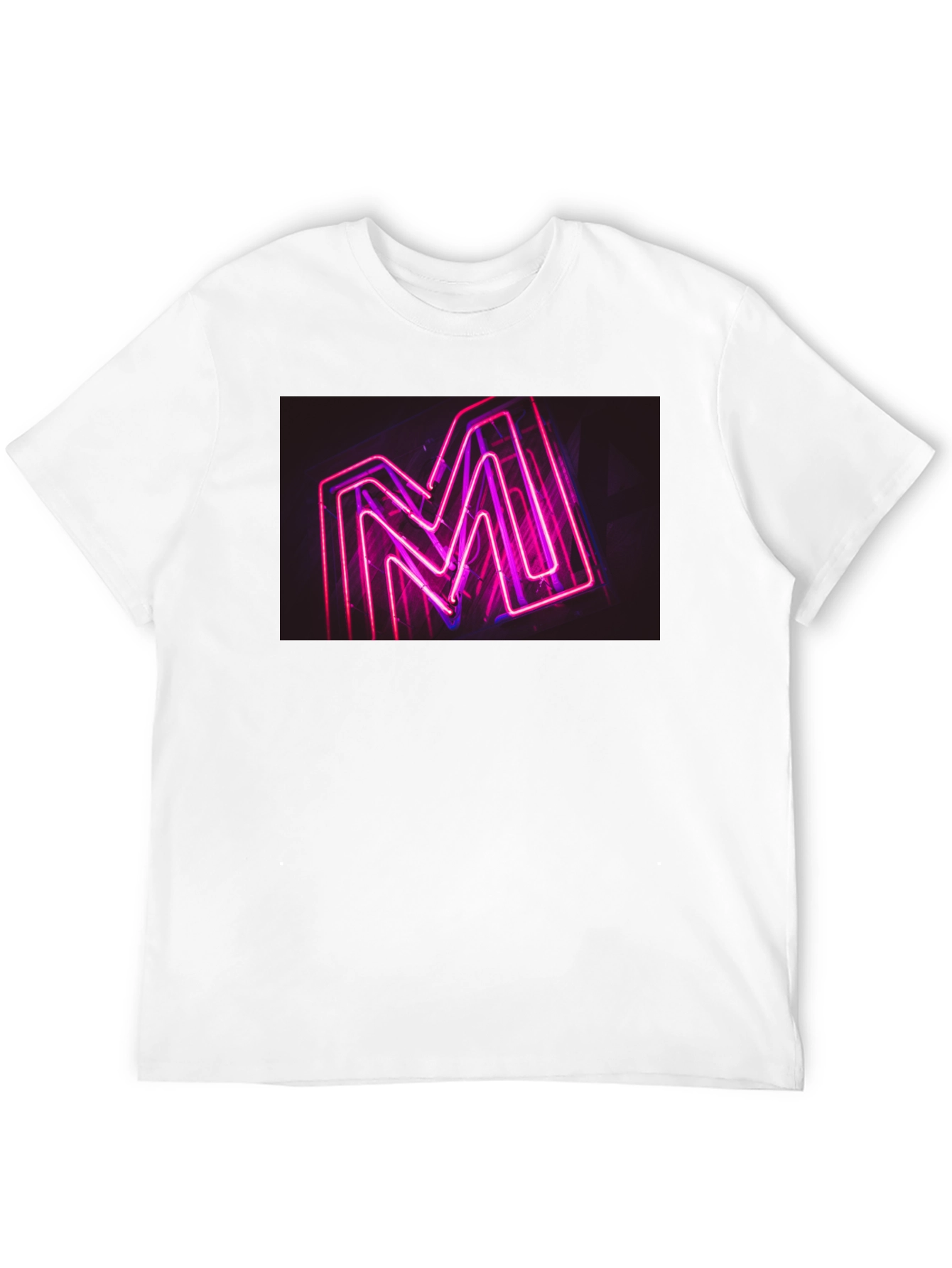 Neon M Graphic Black T-Shirt
