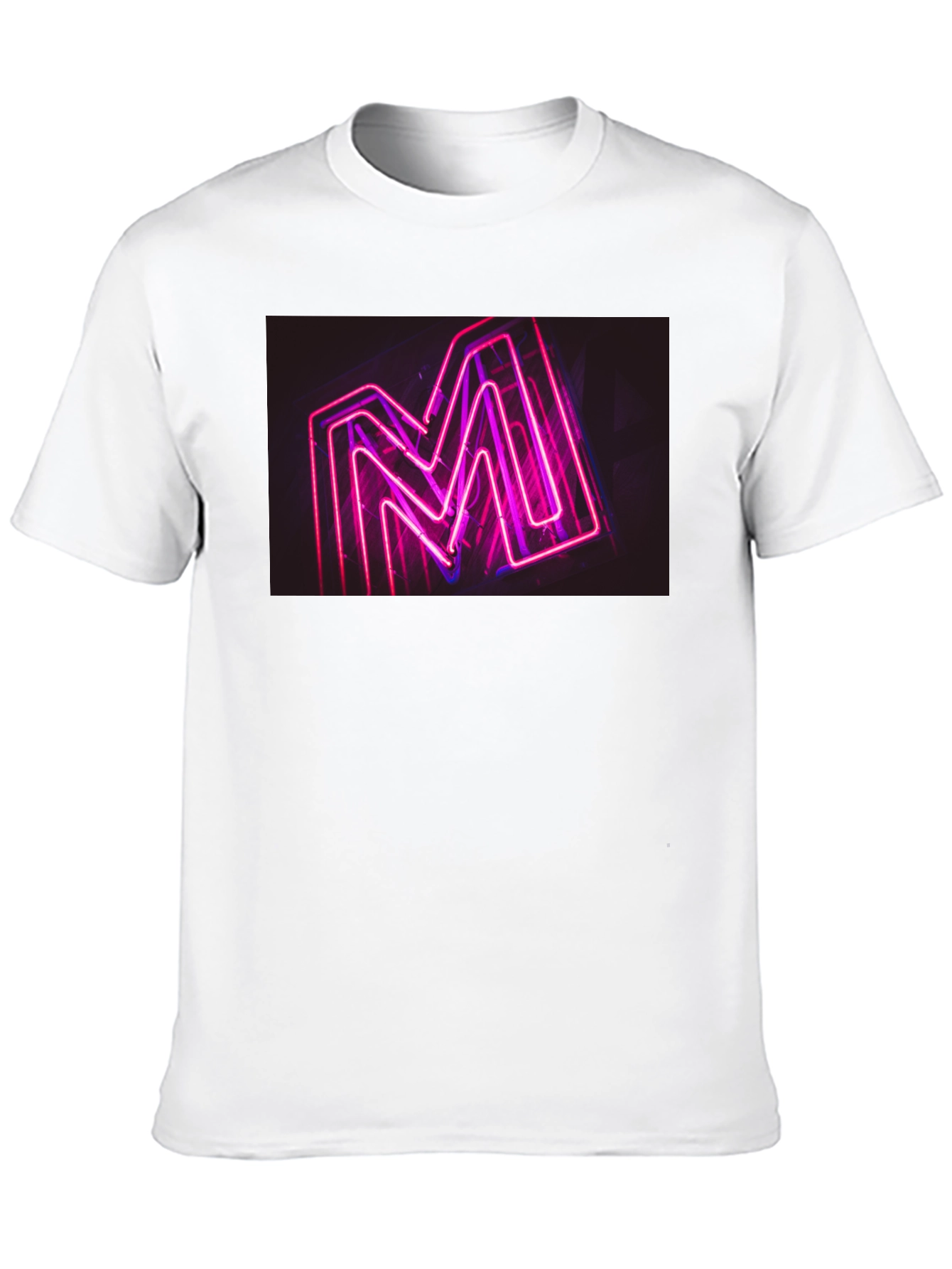 Neon M Graphic Black T-Shirt