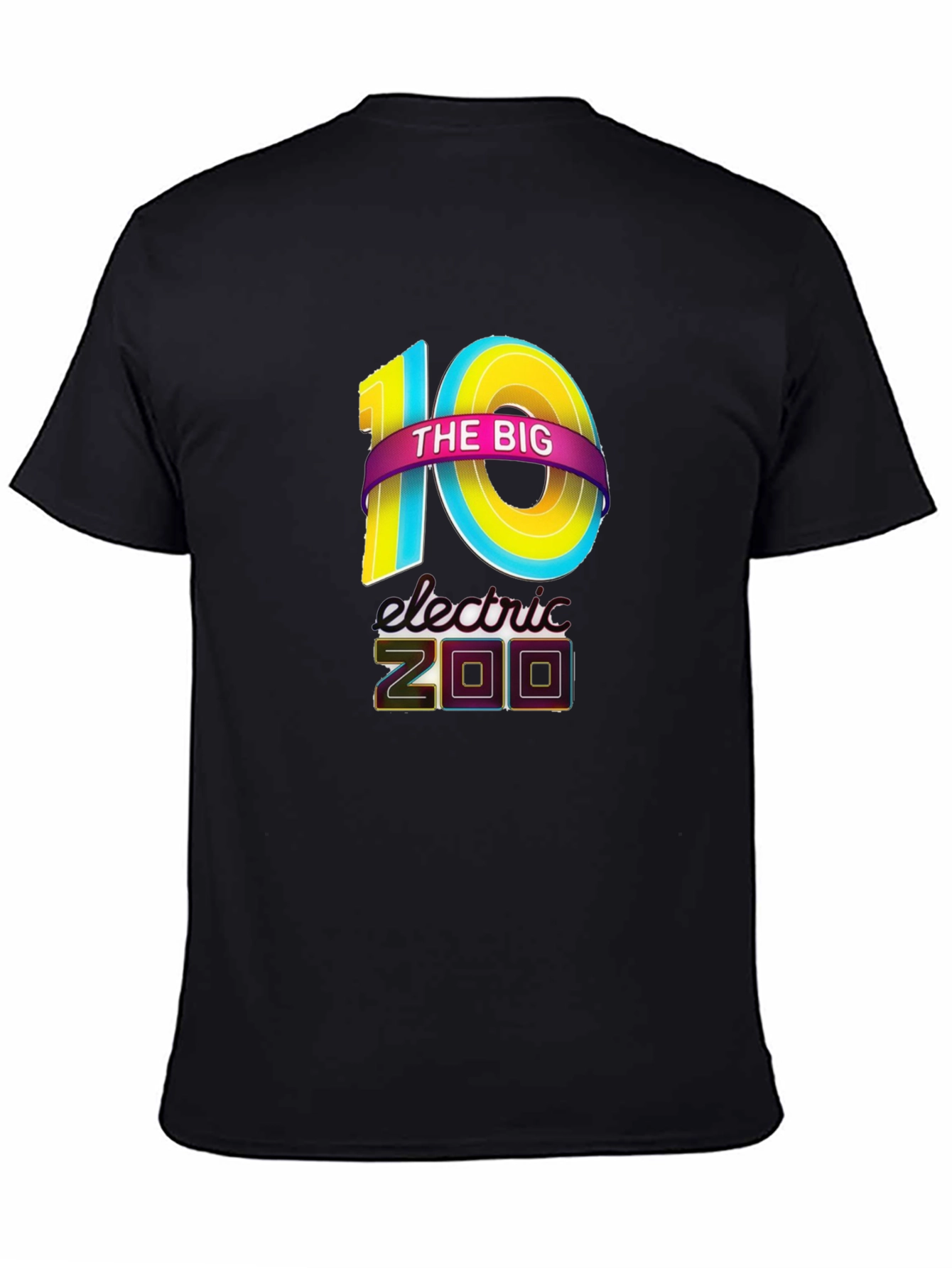 Electric Zoo 10th Anniversary Black T-Shirt