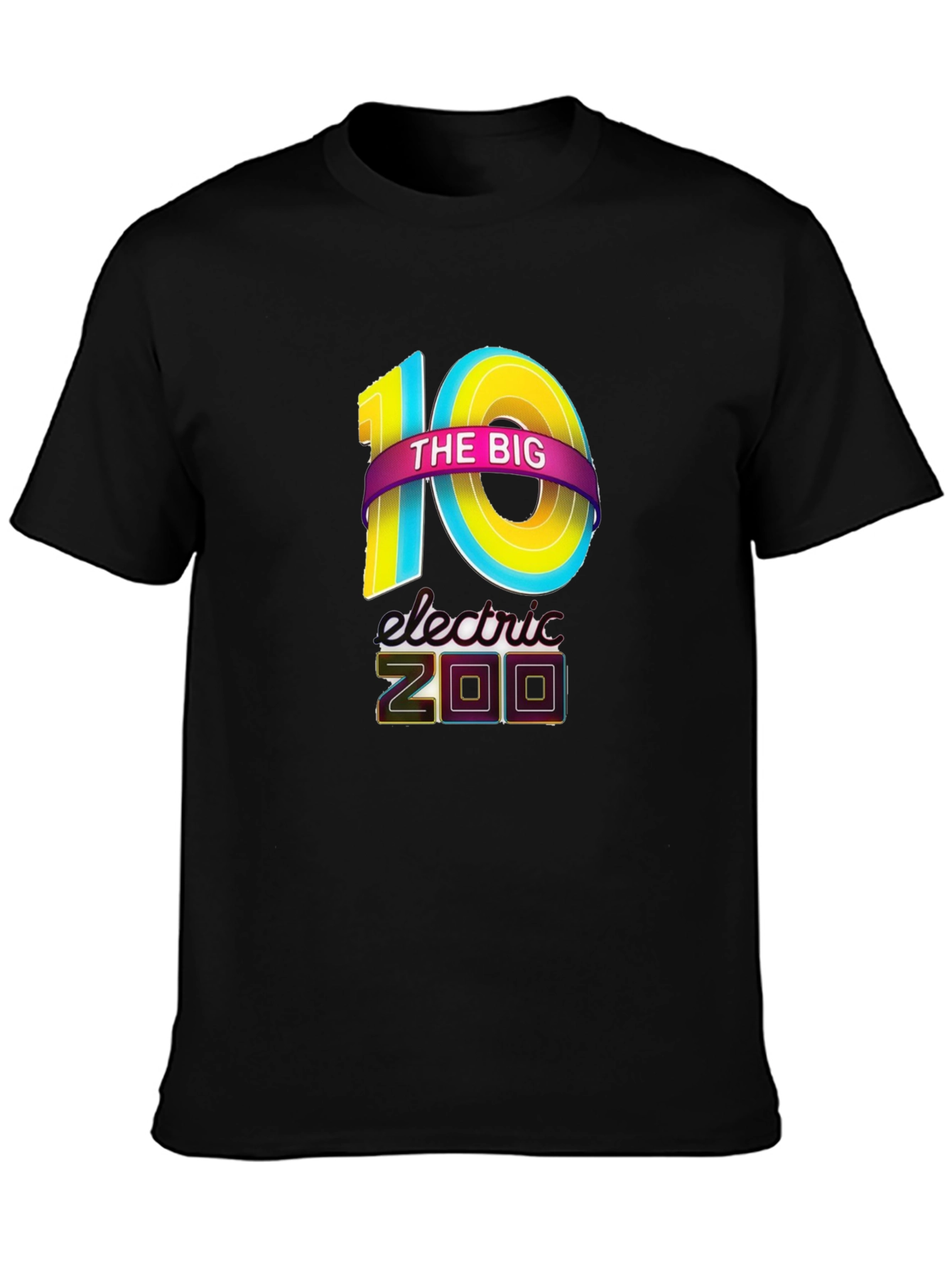 Electric Zoo 10th Anniversary Black T-Shirt