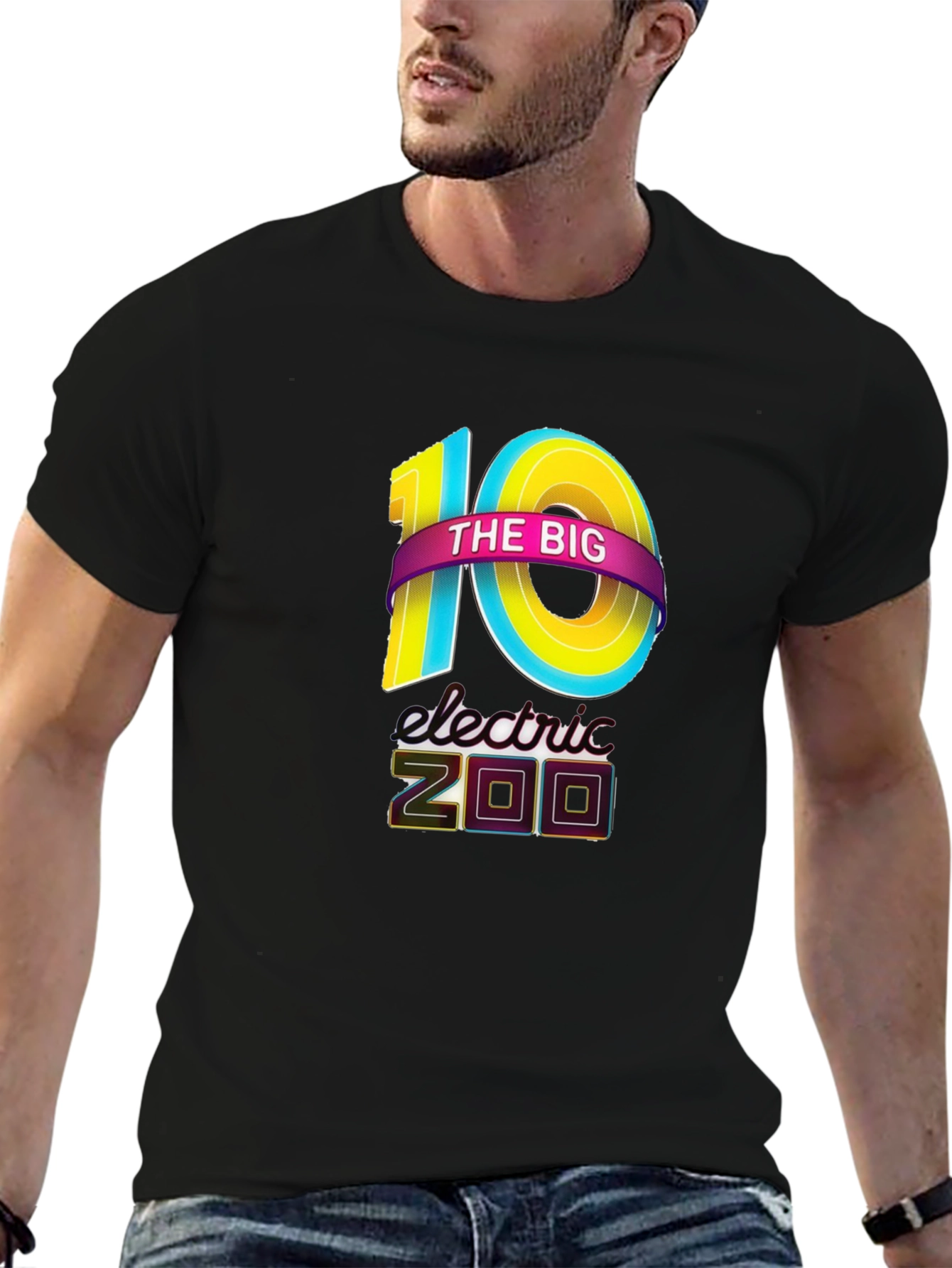 Electric Zoo 10th Anniversary Black T-Shirt