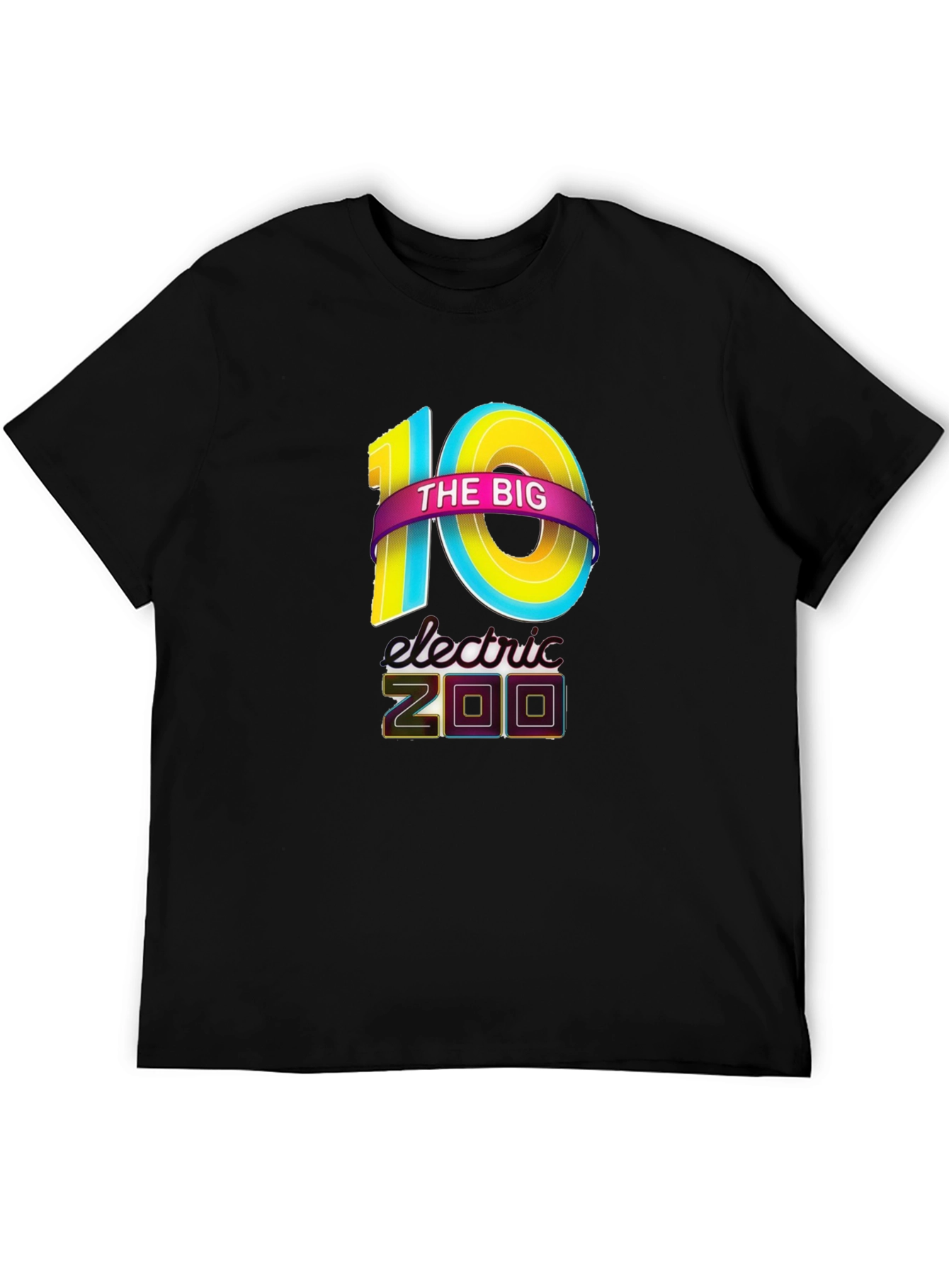 Electric Zoo 10th Anniversary Black T-Shirt