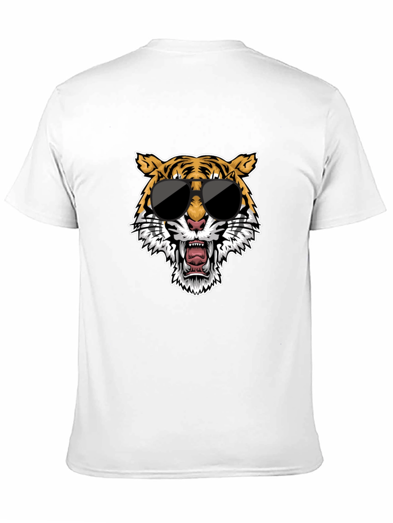 Cool Tiger Graphic Tee - Black