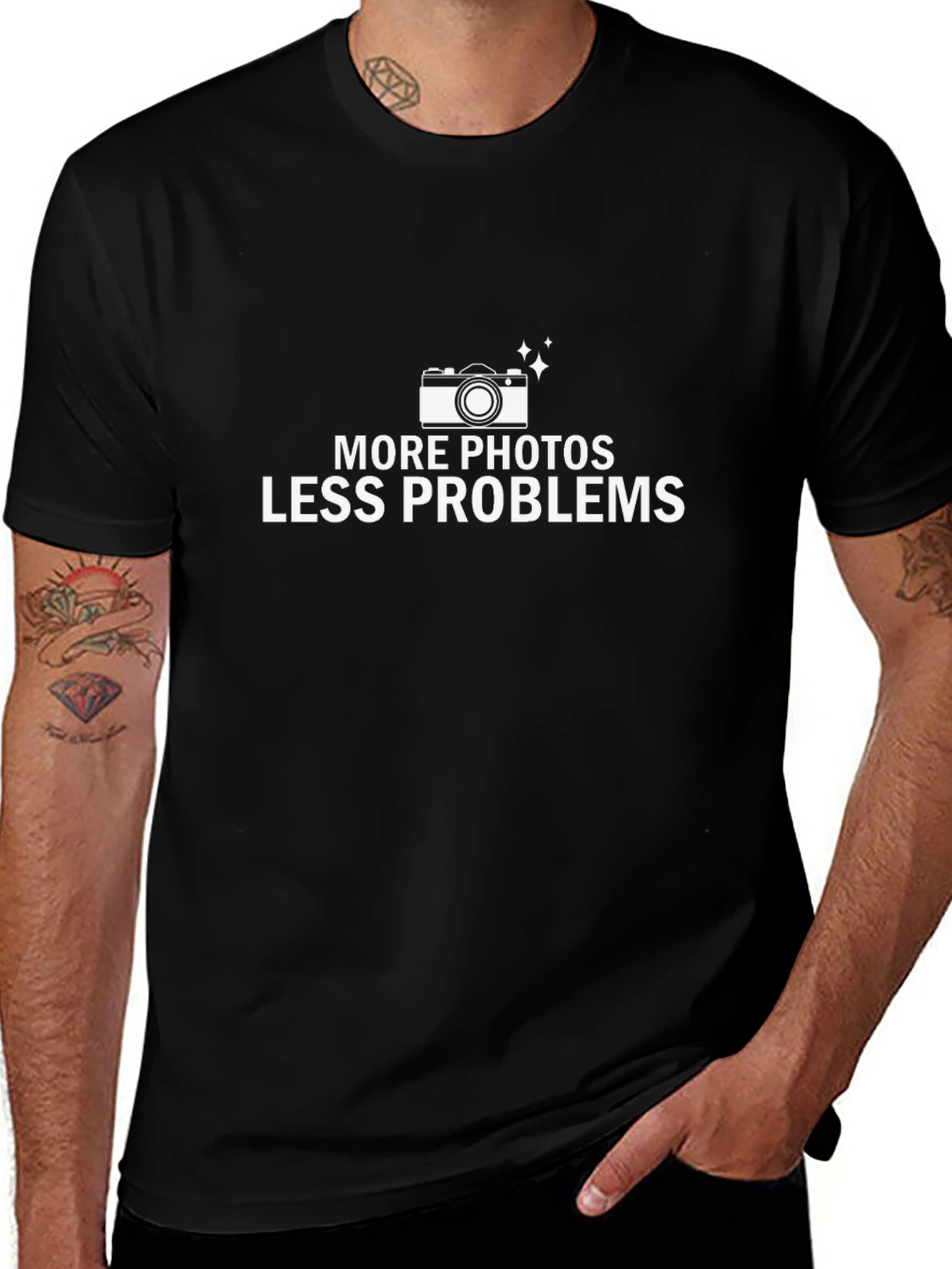 More Photos Less Problems T-Shirt