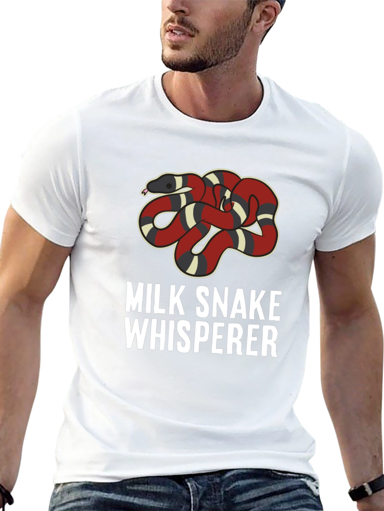Milk Snake Whisperer Graphic T-Shirt