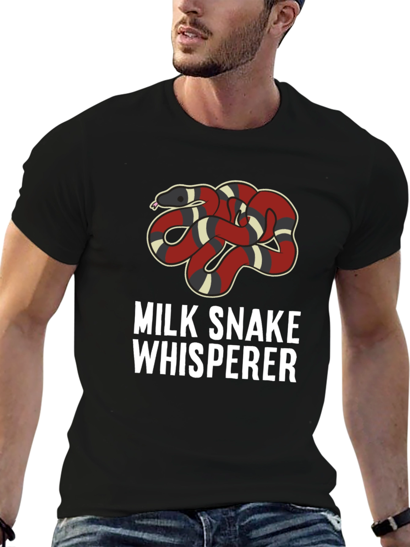 Milk Snake Whisperer Graphic T-Shirt