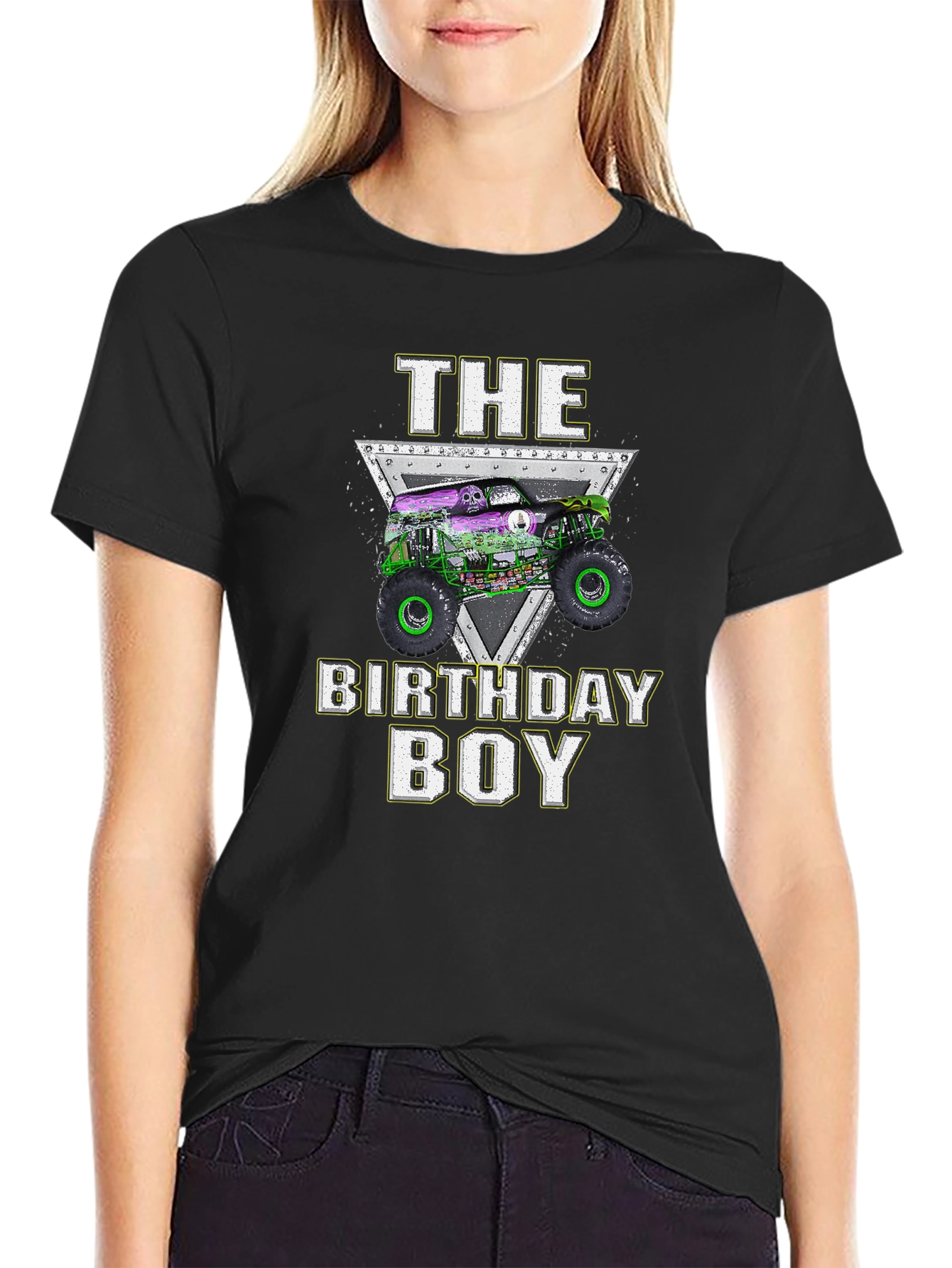 The Birthday Boy Monster Truck T-Shirt