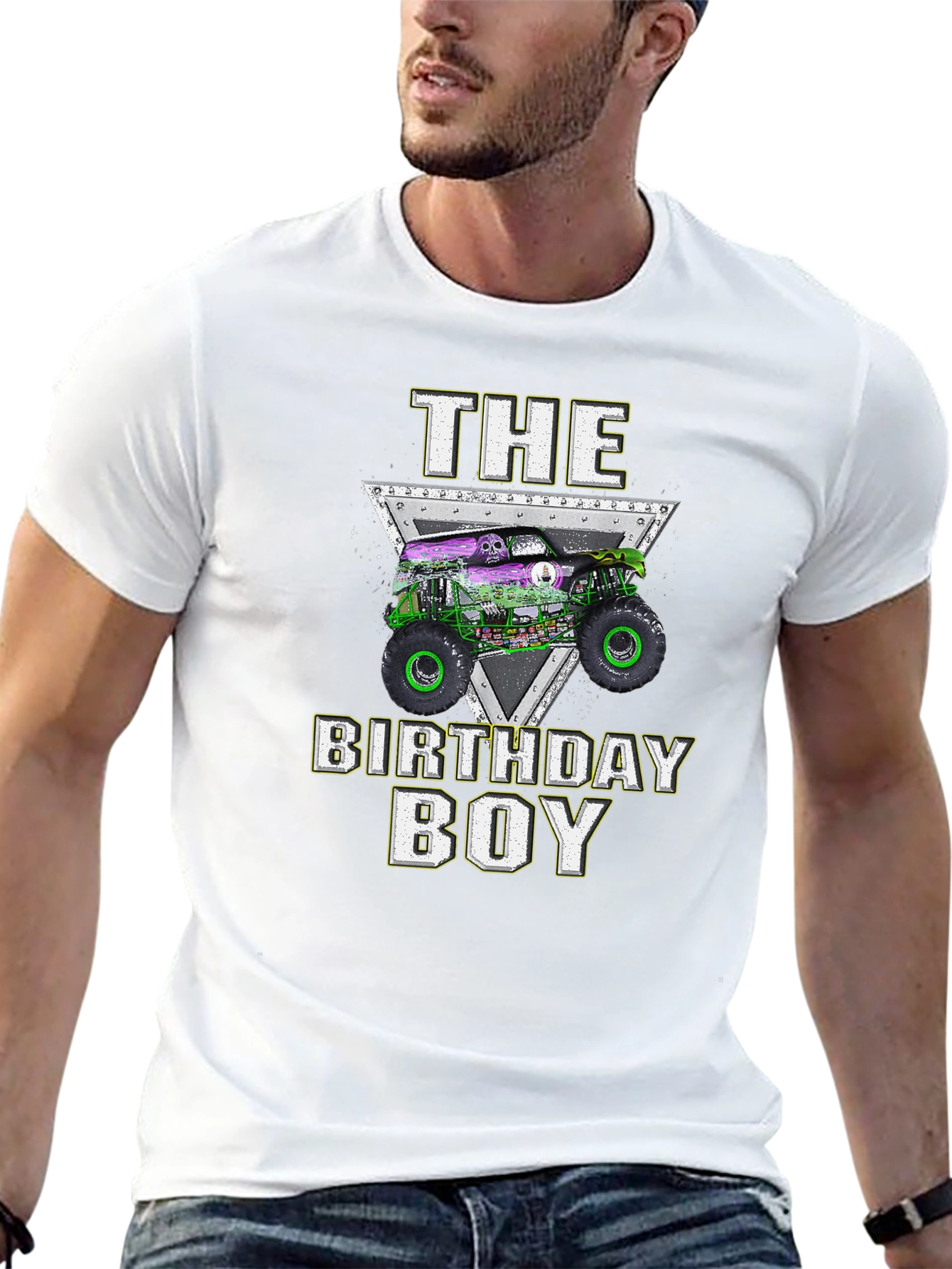 The Birthday Boy Monster Truck T-Shirt