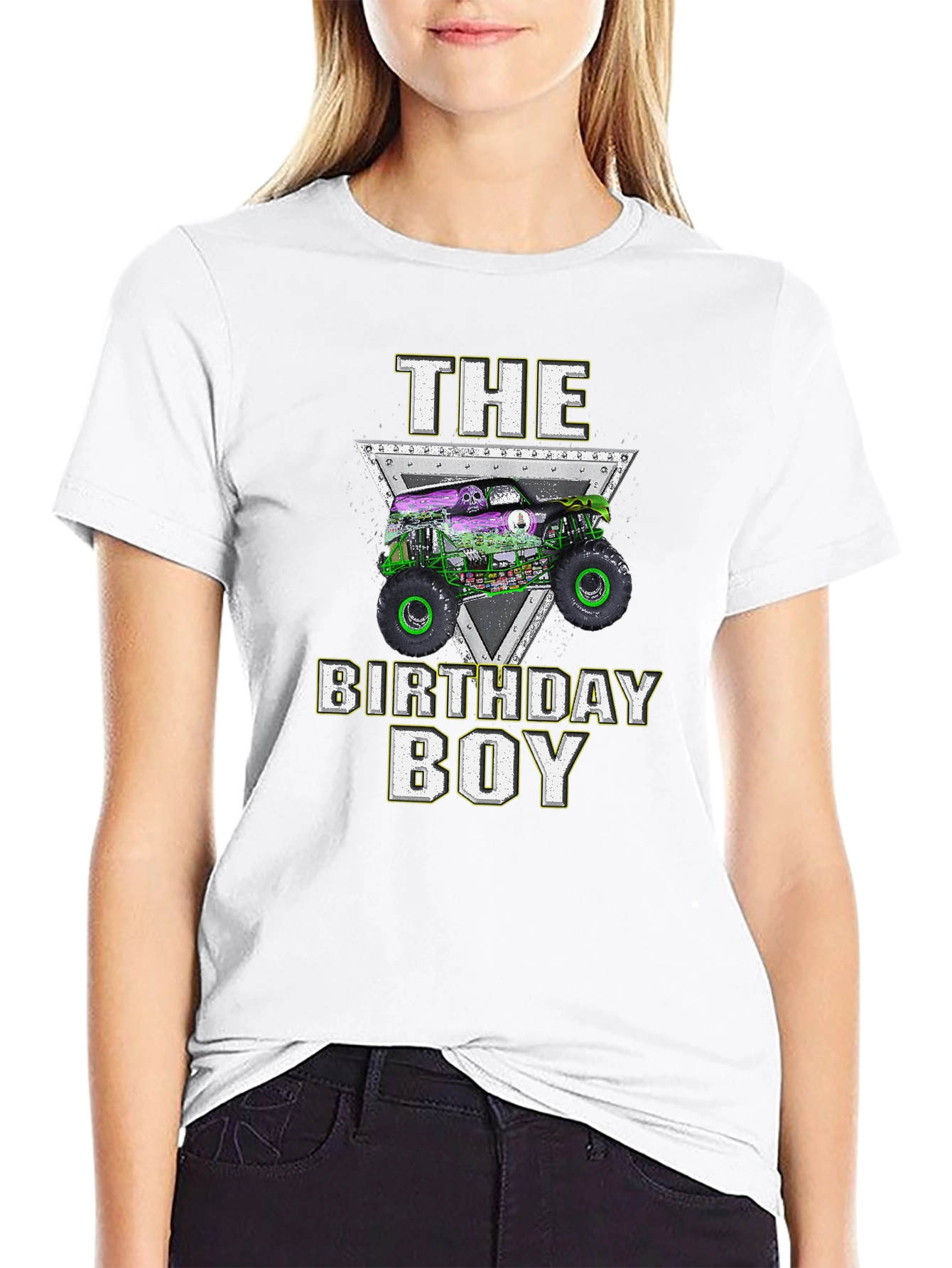 The Birthday Boy Monster Truck T-Shirt