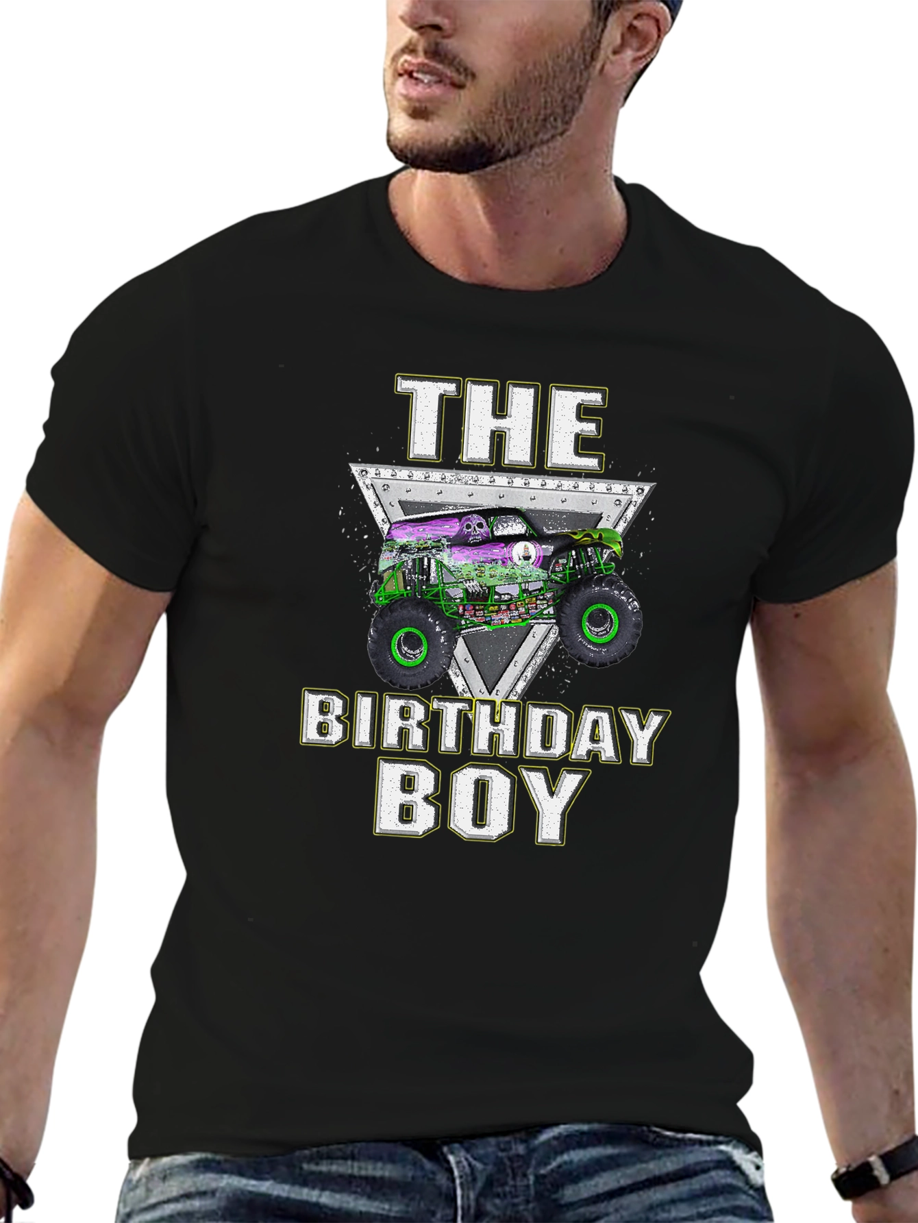 The Birthday Boy Monster Truck T-Shirt