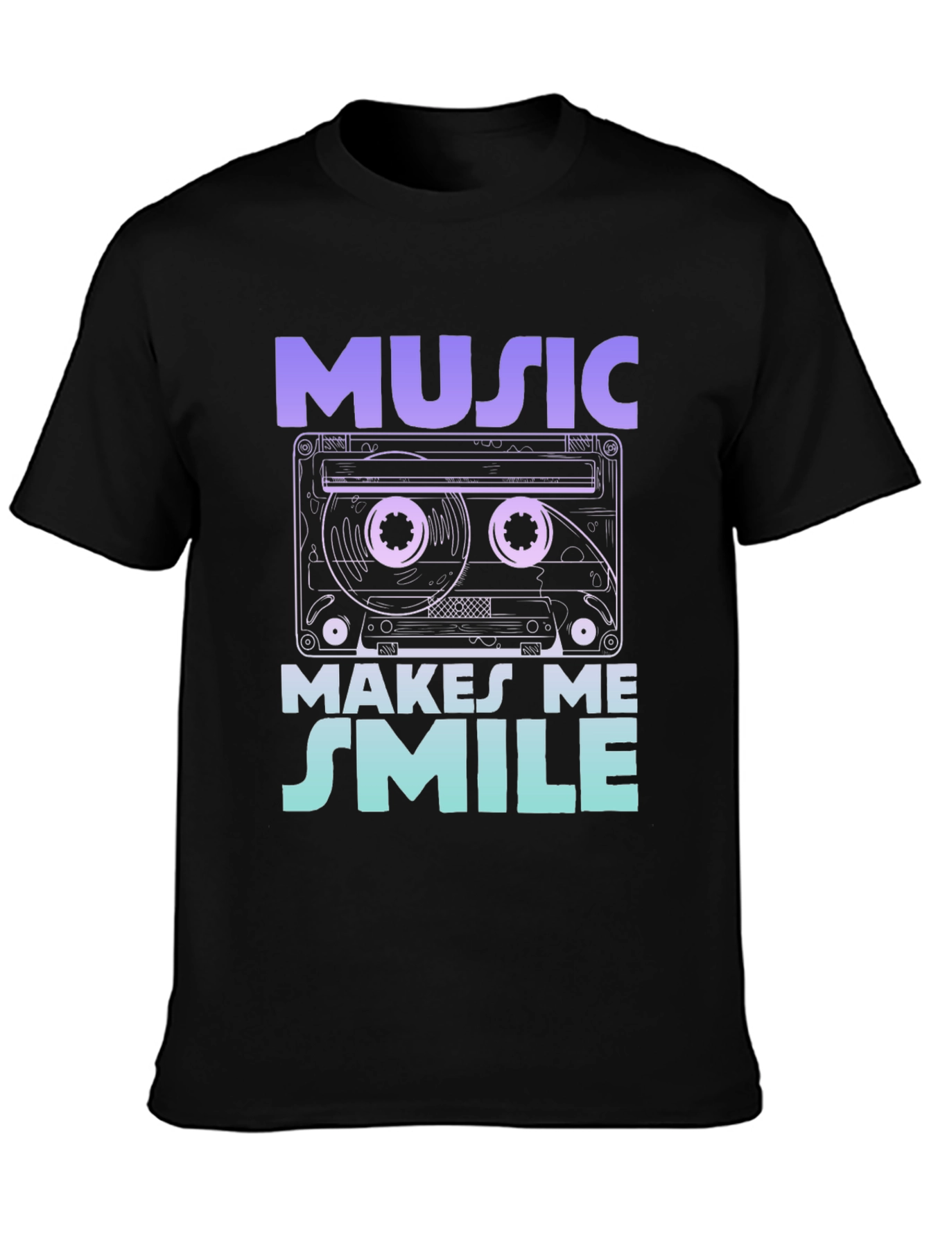Music Makes Me Smile T-Shirt