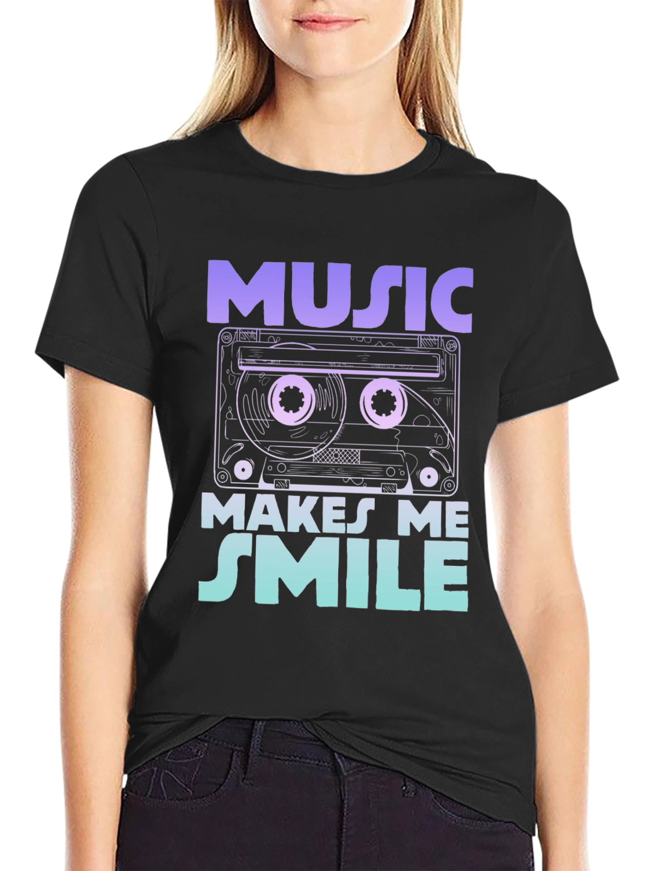 Music Makes Me Smile T-Shirt