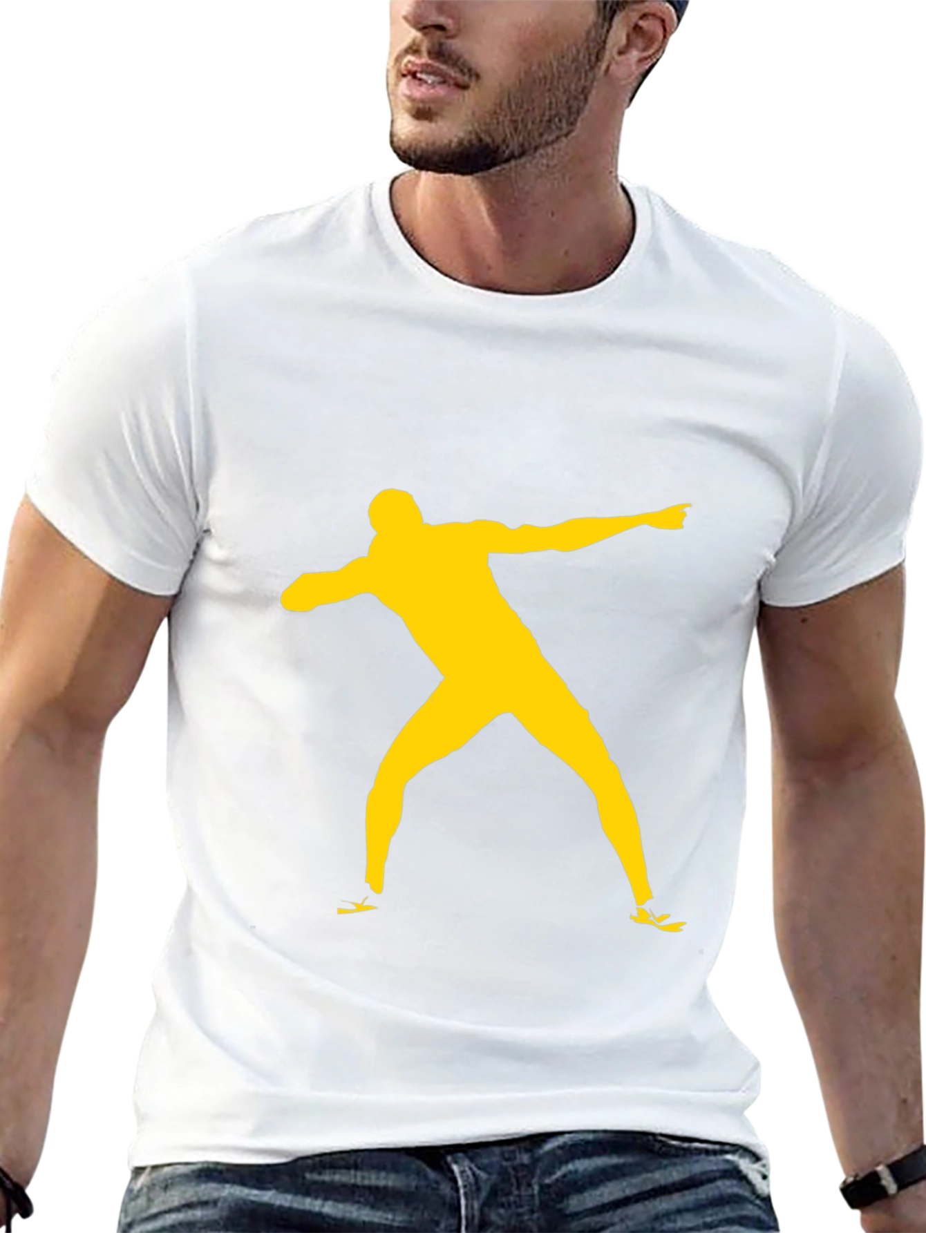 Athlete Silhouette Graphic Tee