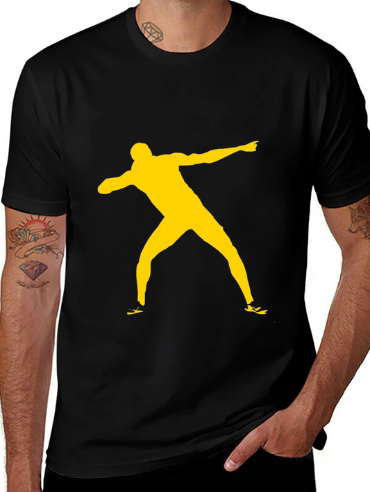 Athlete Silhouette Graphic Tee