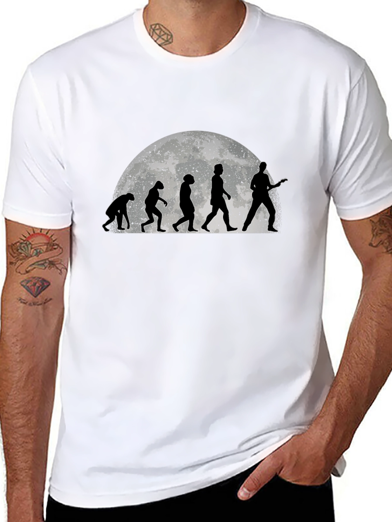 Evolution of Music T-Shirt - Black
