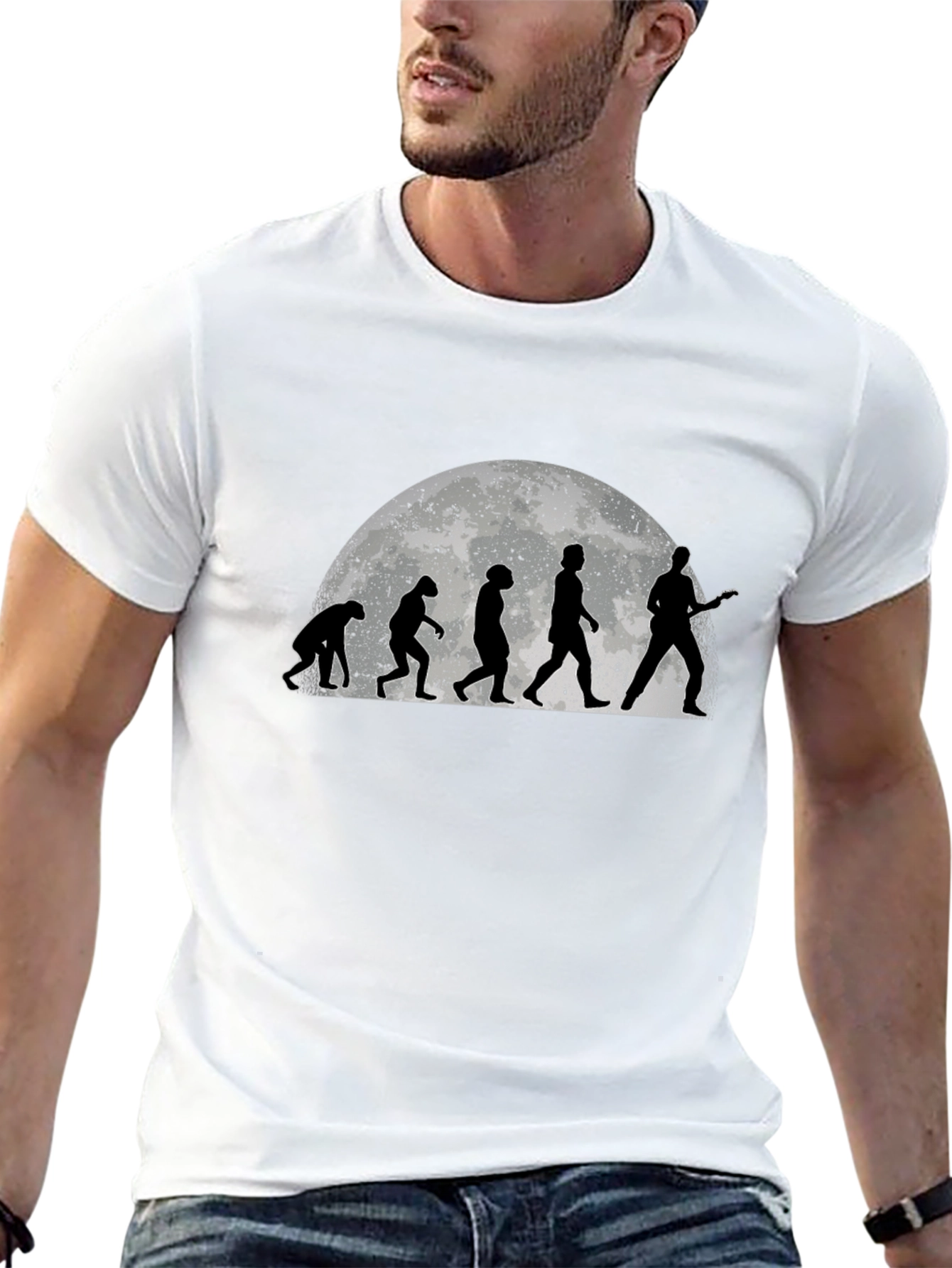 Evolution of Music T-Shirt - Black