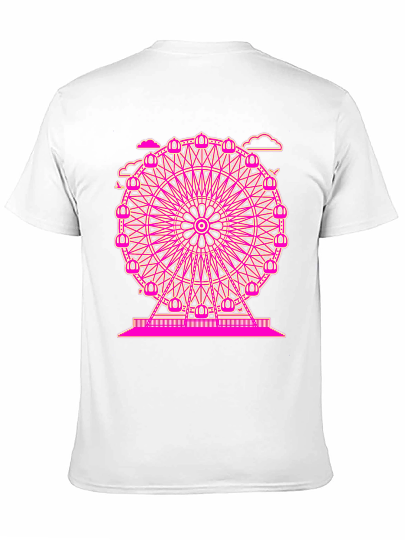 Ferris Wheel Graphic Black T-Shirt