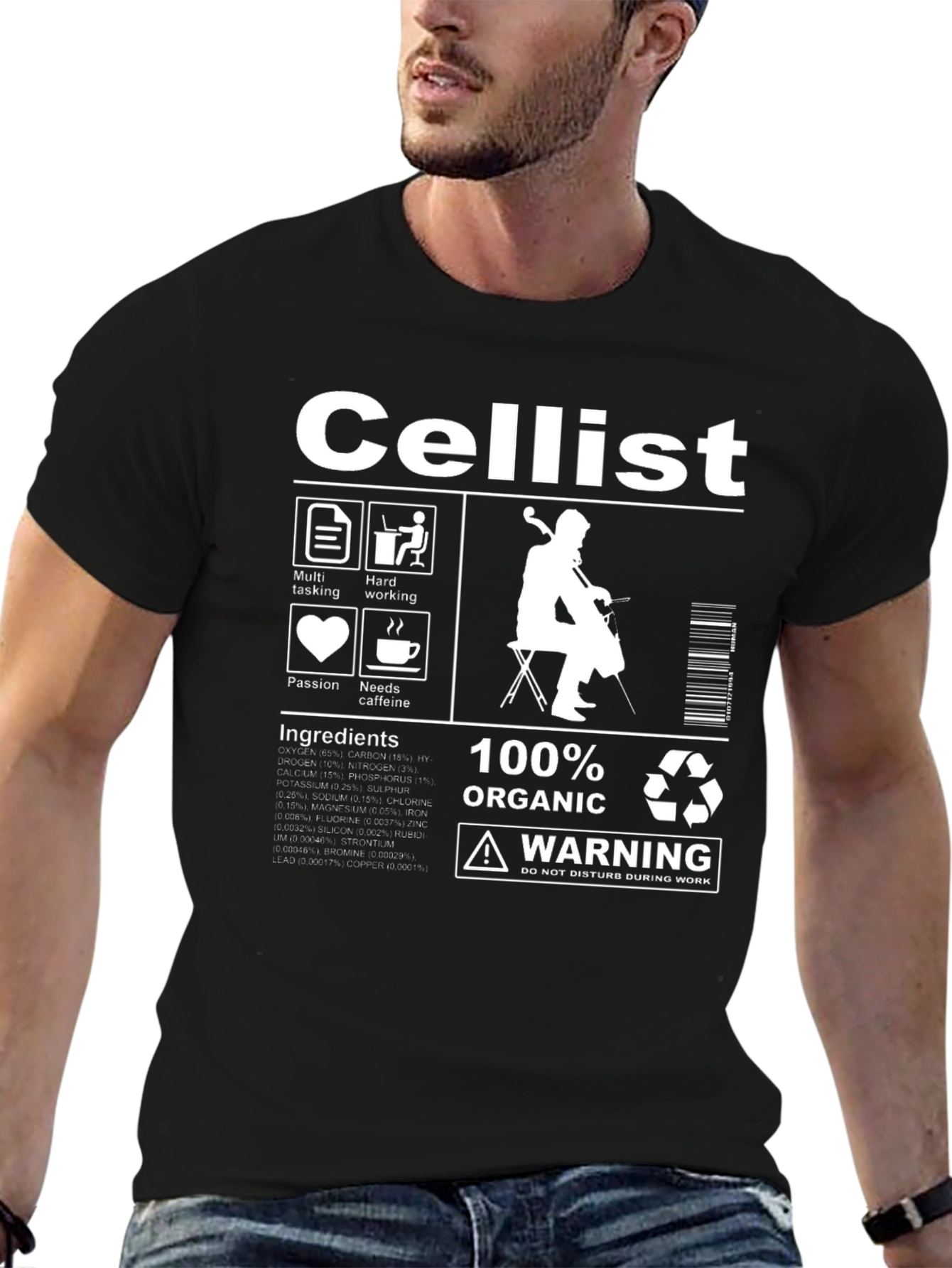 Cellist T-Shirt: Musician Humor Tee